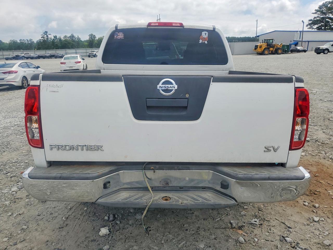 2011 Nissan Frontier S White vin: 1N6AD0ER1BC443580