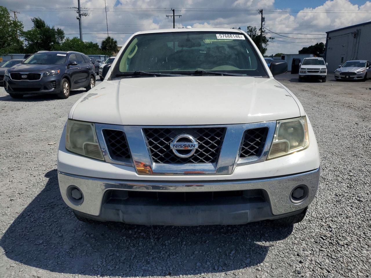 2011 Nissan Frontier S White vin: 1N6AD0ER1BC443997