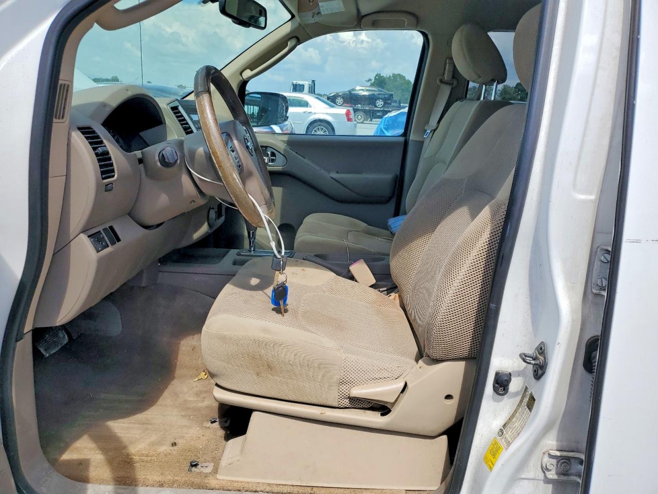 2011 Nissan Frontier S White vin: 1N6AD0ER1BC443997