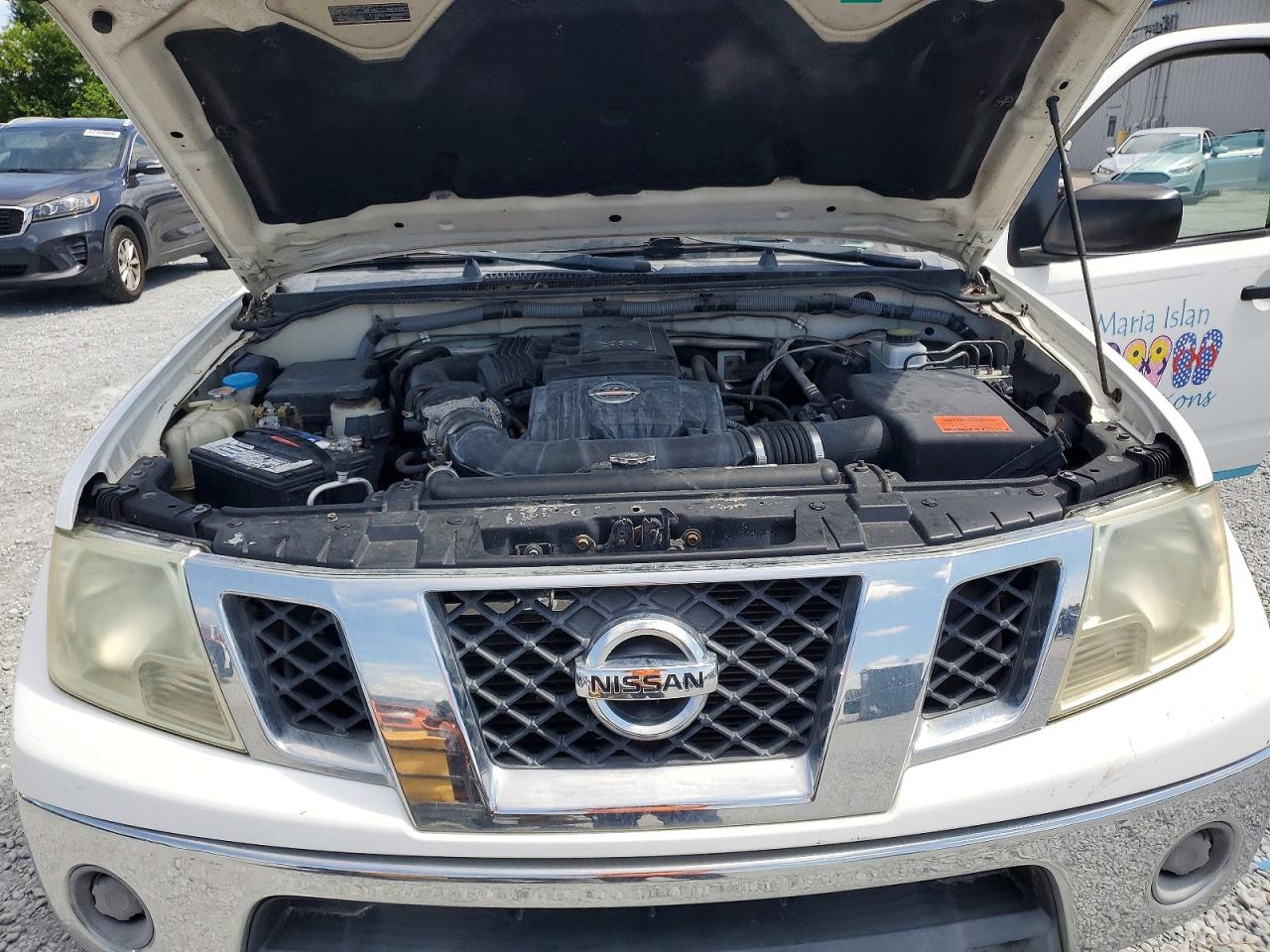 2011 Nissan Frontier S White vin: 1N6AD0ER1BC443997
