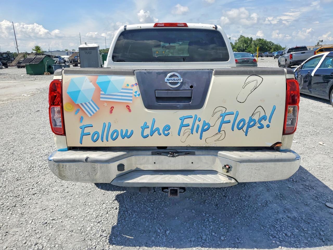 2011 Nissan Frontier S White vin: 1N6AD0ER1BC443997