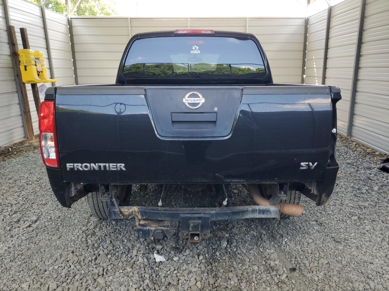 2011 Nissan Frontier S Black vin: 1N6AD0ER1BC448911 Damage: Rear Bumper, Missing, Replacement Required