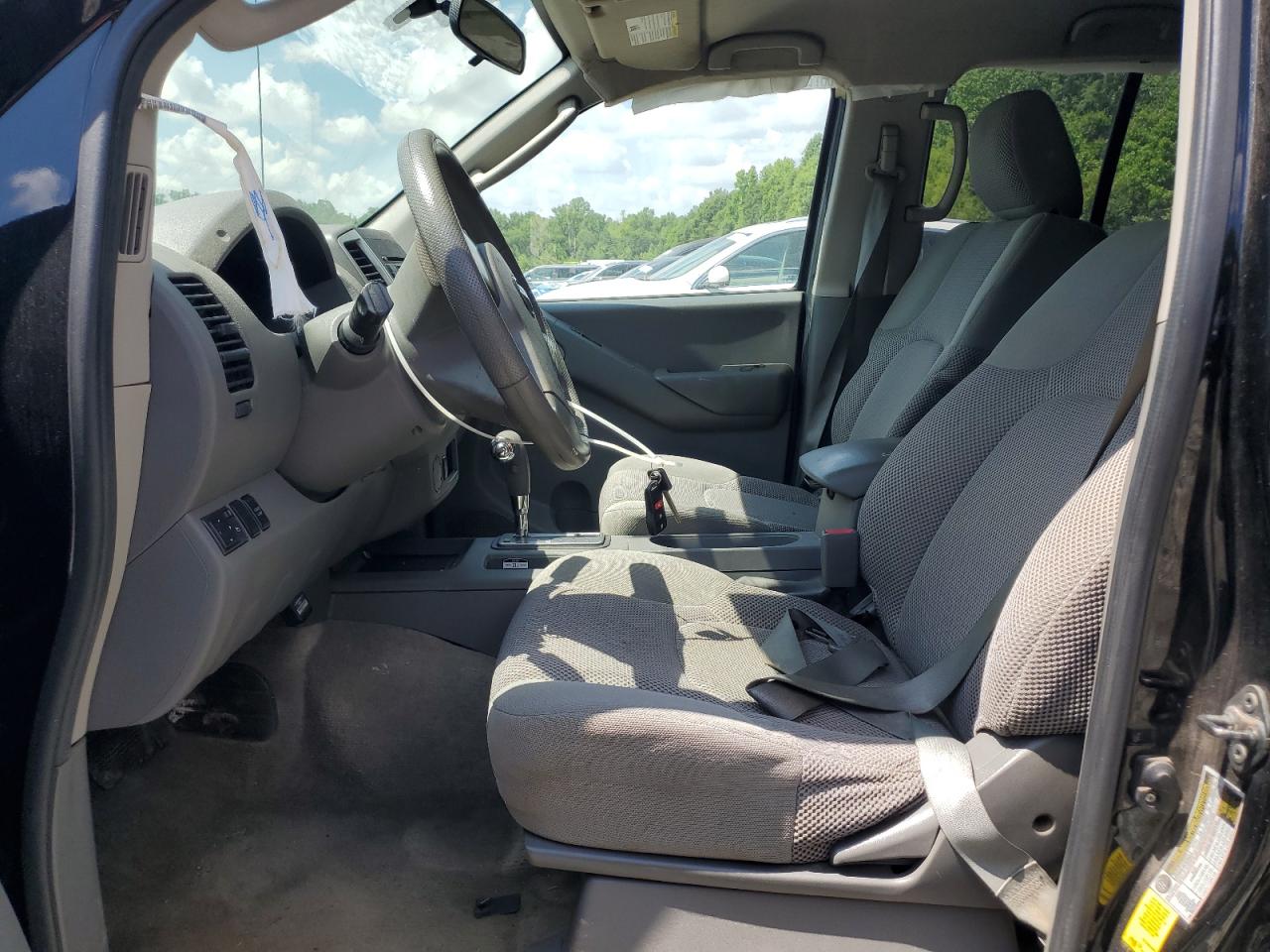 2011 Nissan Frontier S Black vin: 1N6AD0ER1BC448911 Damage: Left Front Seat Belt, Broken, Replacement Required
