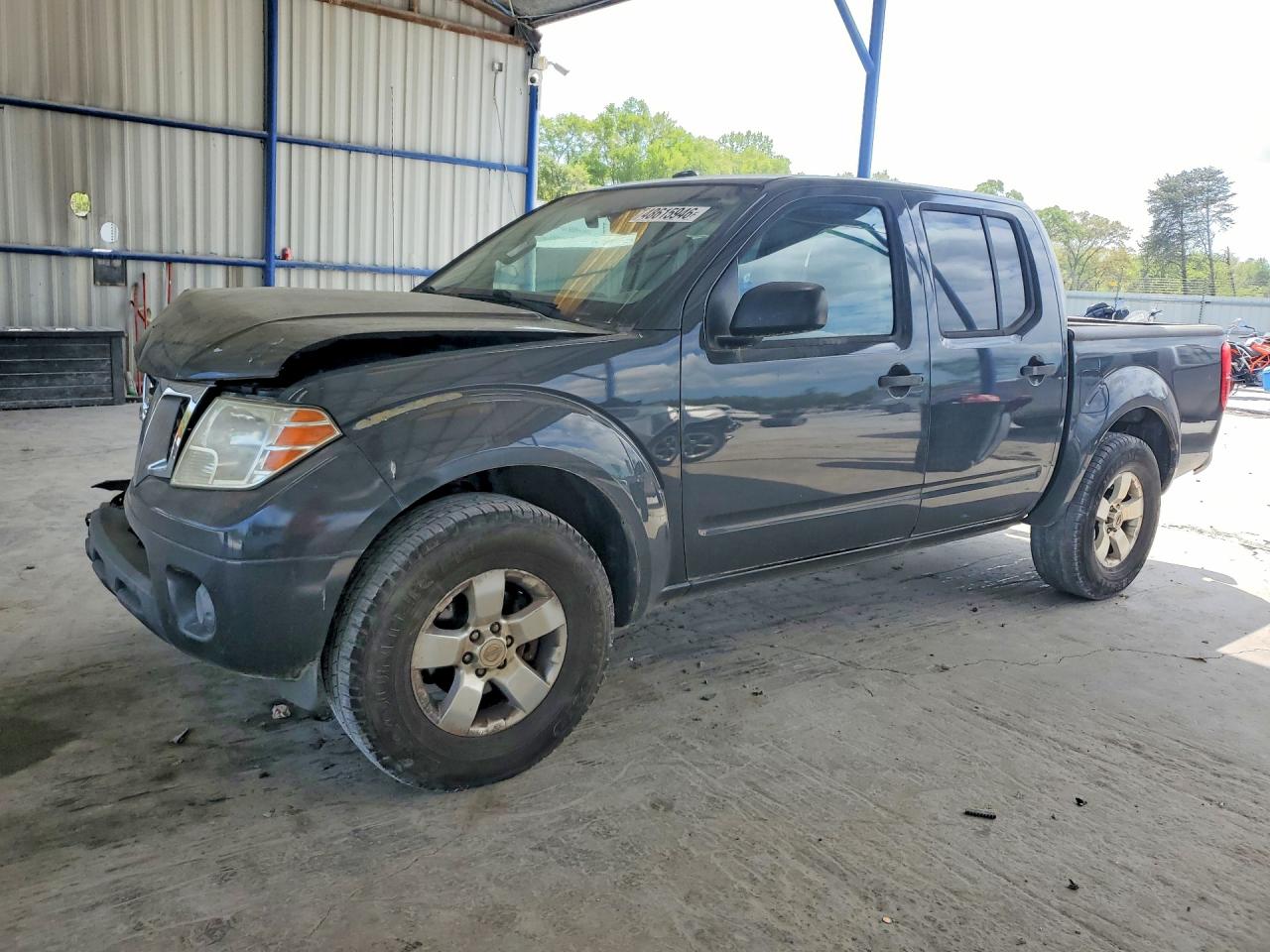 2012 Nissan Frontier S Серый vin: 1N6AD0ER1CC424660