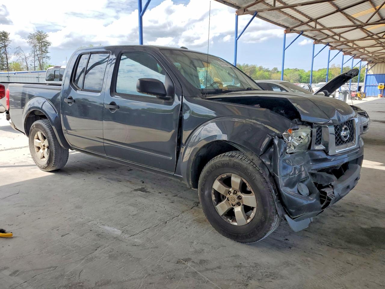 2012 Nissan Frontier S Серый vin: 1N6AD0ER1CC424660