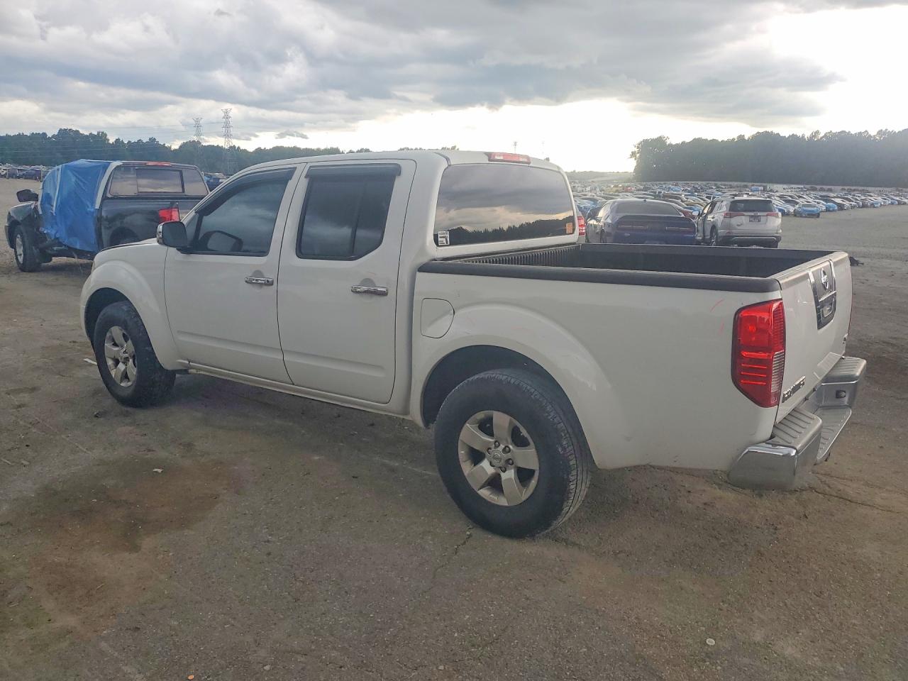 2012 Nissan Frontier S Белый vin: 1N6AD0ER1CC432547