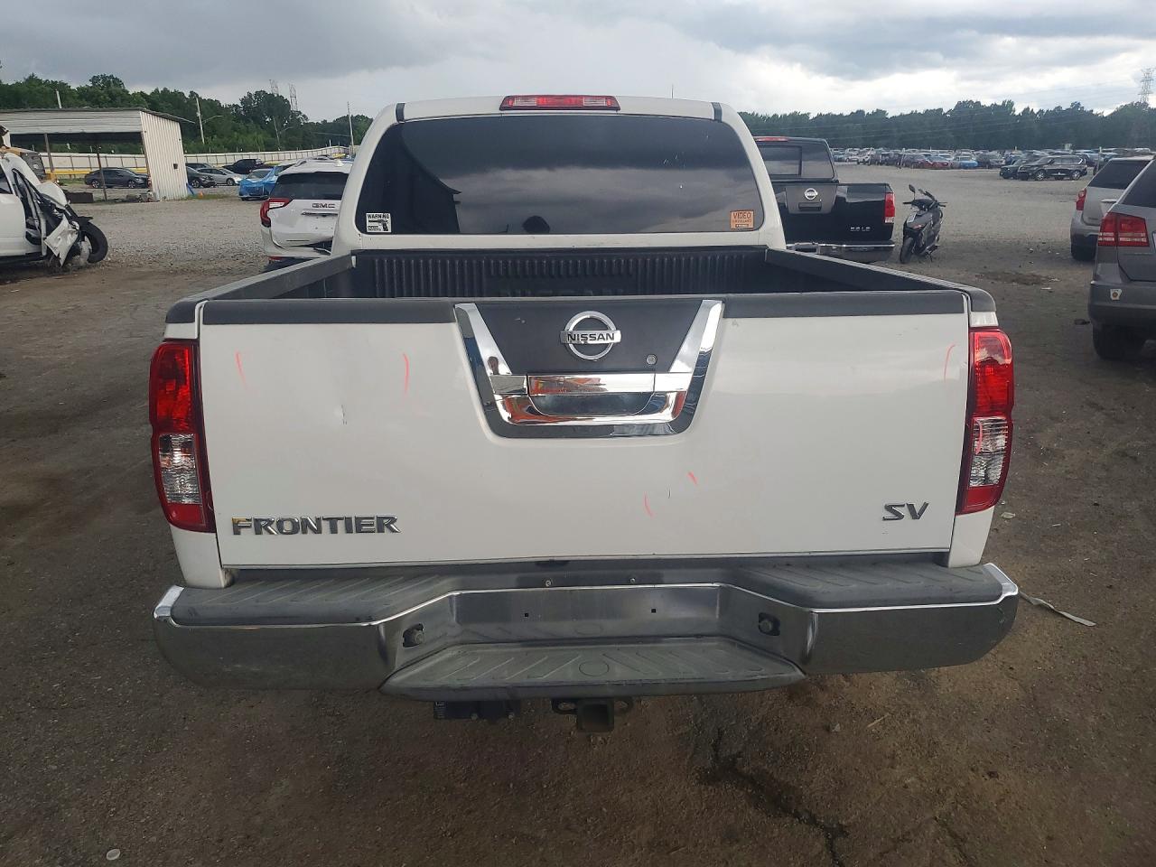2012 Nissan Frontier S Белый vin: 1N6AD0ER1CC432547