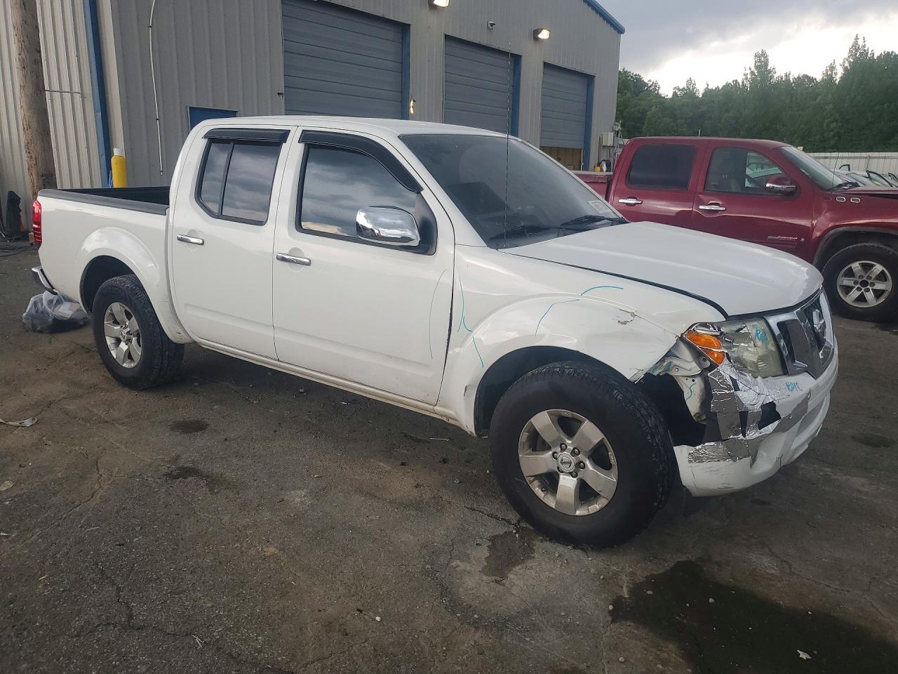 2012 Nissan Frontier S Белый vin: 1N6AD0ER1CC432547
