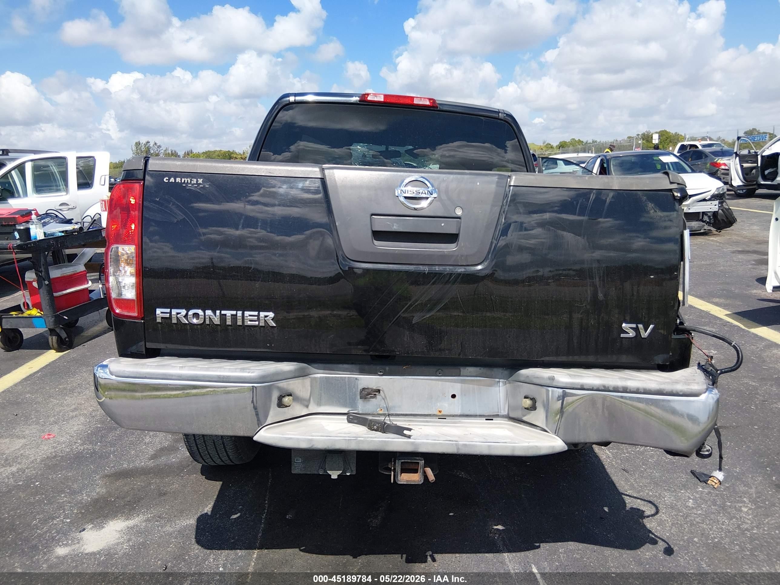 2012 Nissan Frontier Sv Black vin: 1N6AD0ER1CC454306