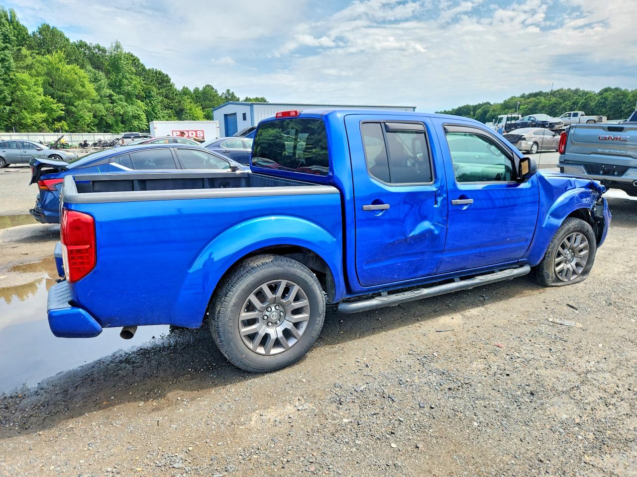2012 Nissan Frontier S Blue vin: 1N6AD0ER1CC456394