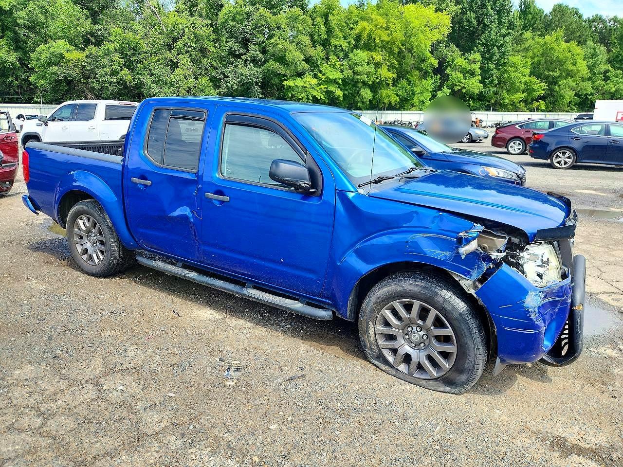 2012 Nissan Frontier S Blue vin: 1N6AD0ER1CC456394