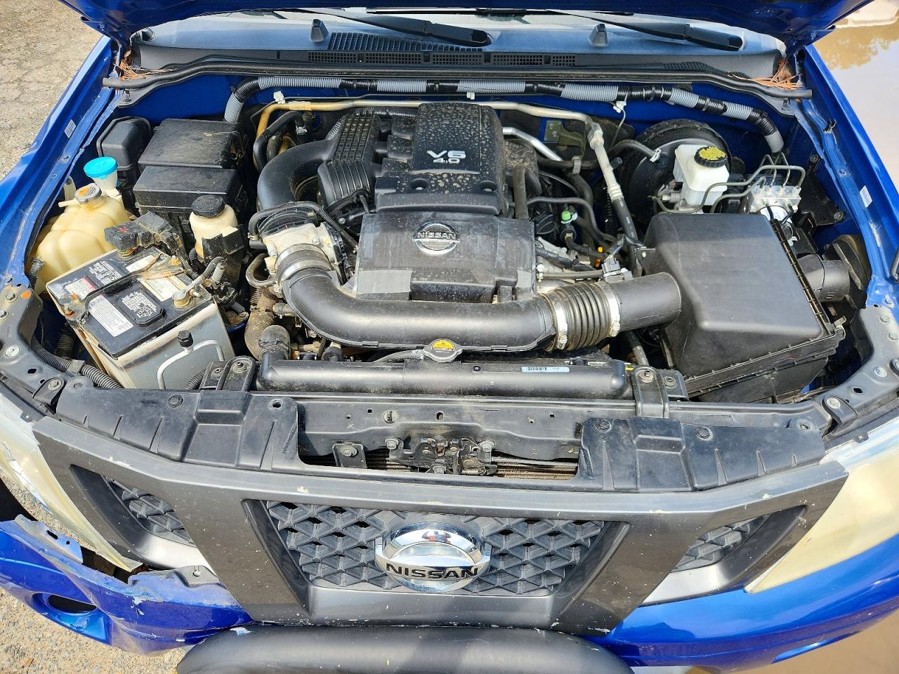2012 Nissan Frontier S Blue vin: 1N6AD0ER1CC456394