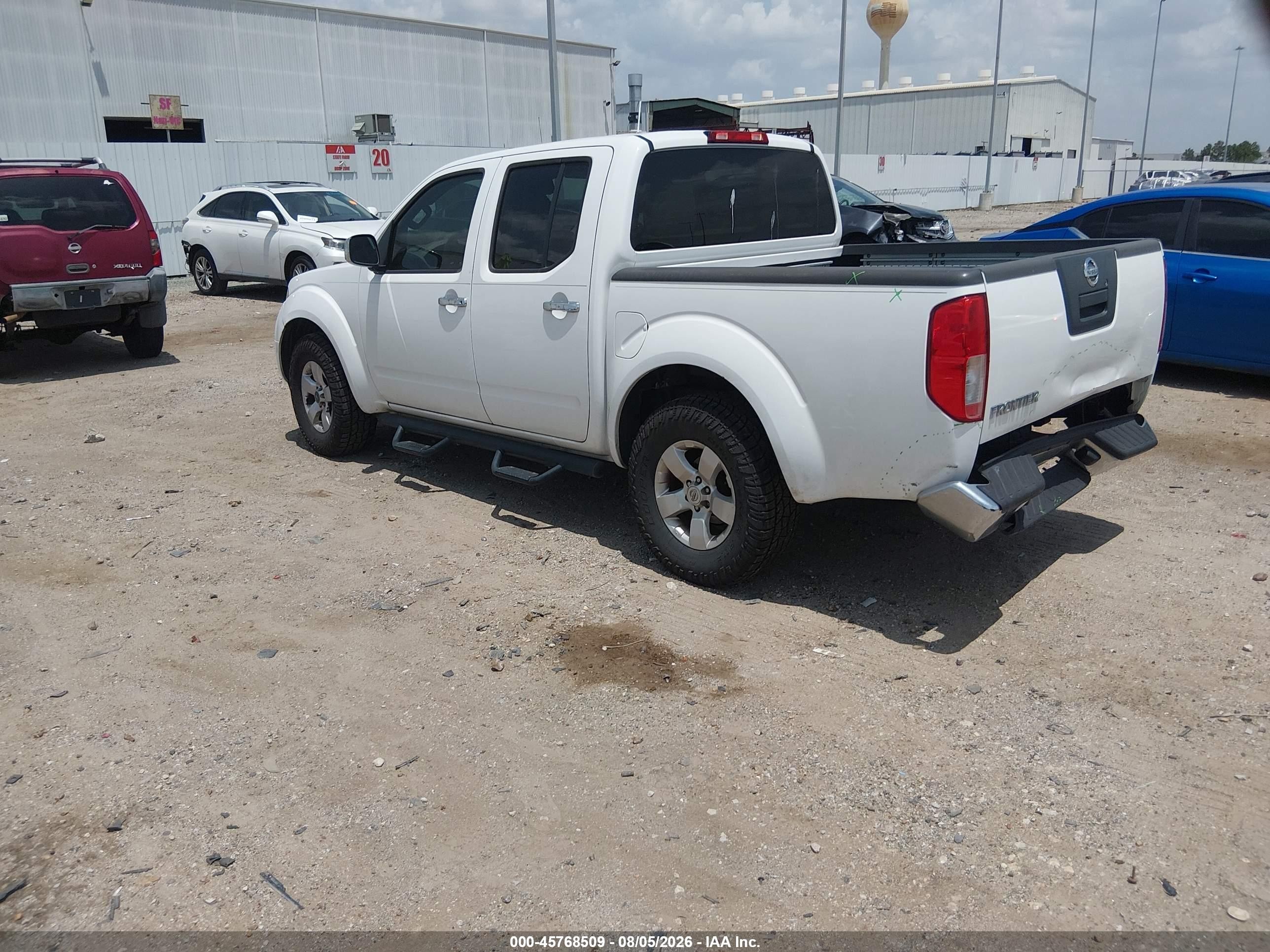 2012 Nissan Frontier Sv Белый vin: 1N6AD0ER1CC482199