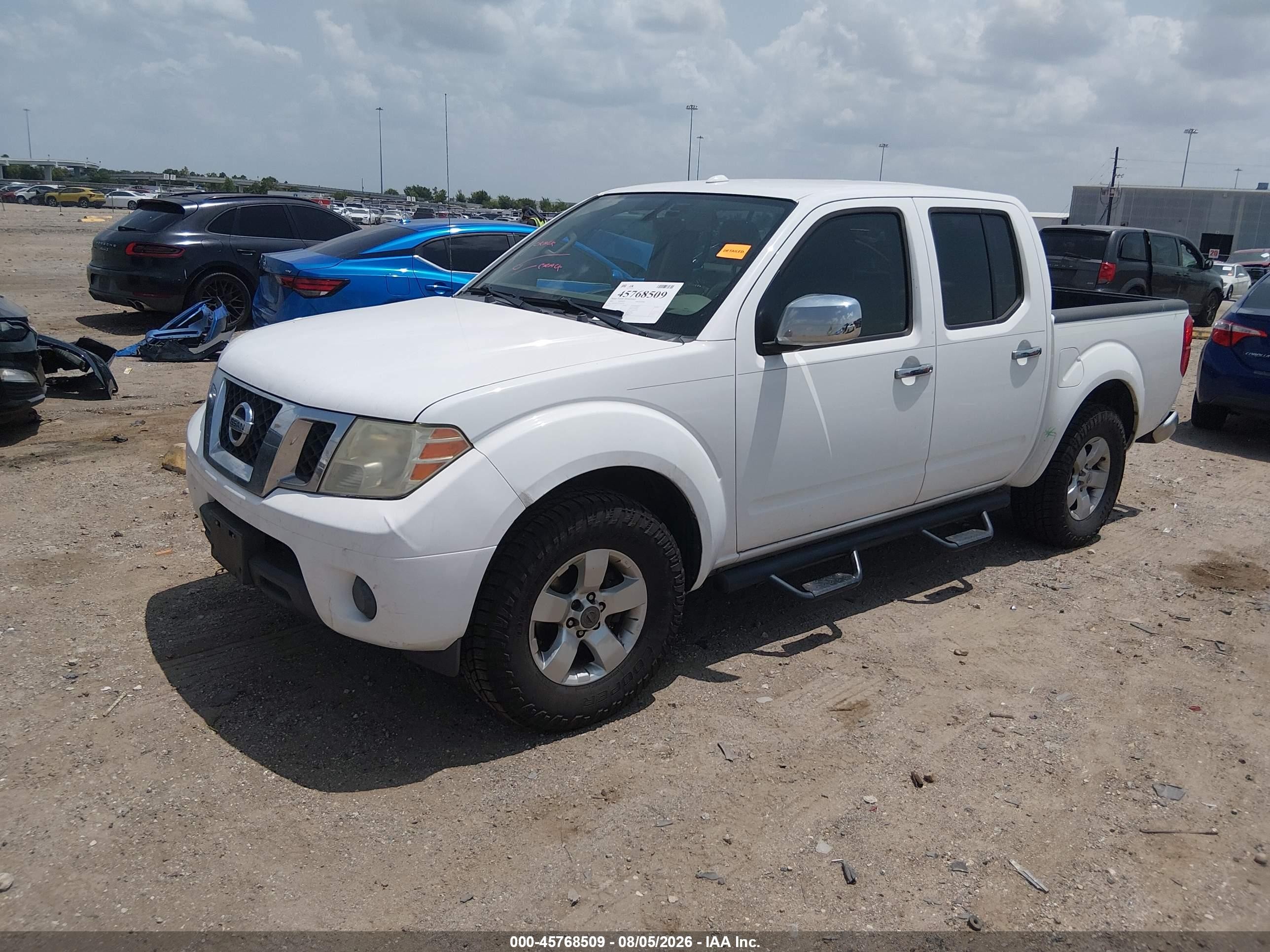 2012 Nissan Frontier Sv Белый vin: 1N6AD0ER1CC482199