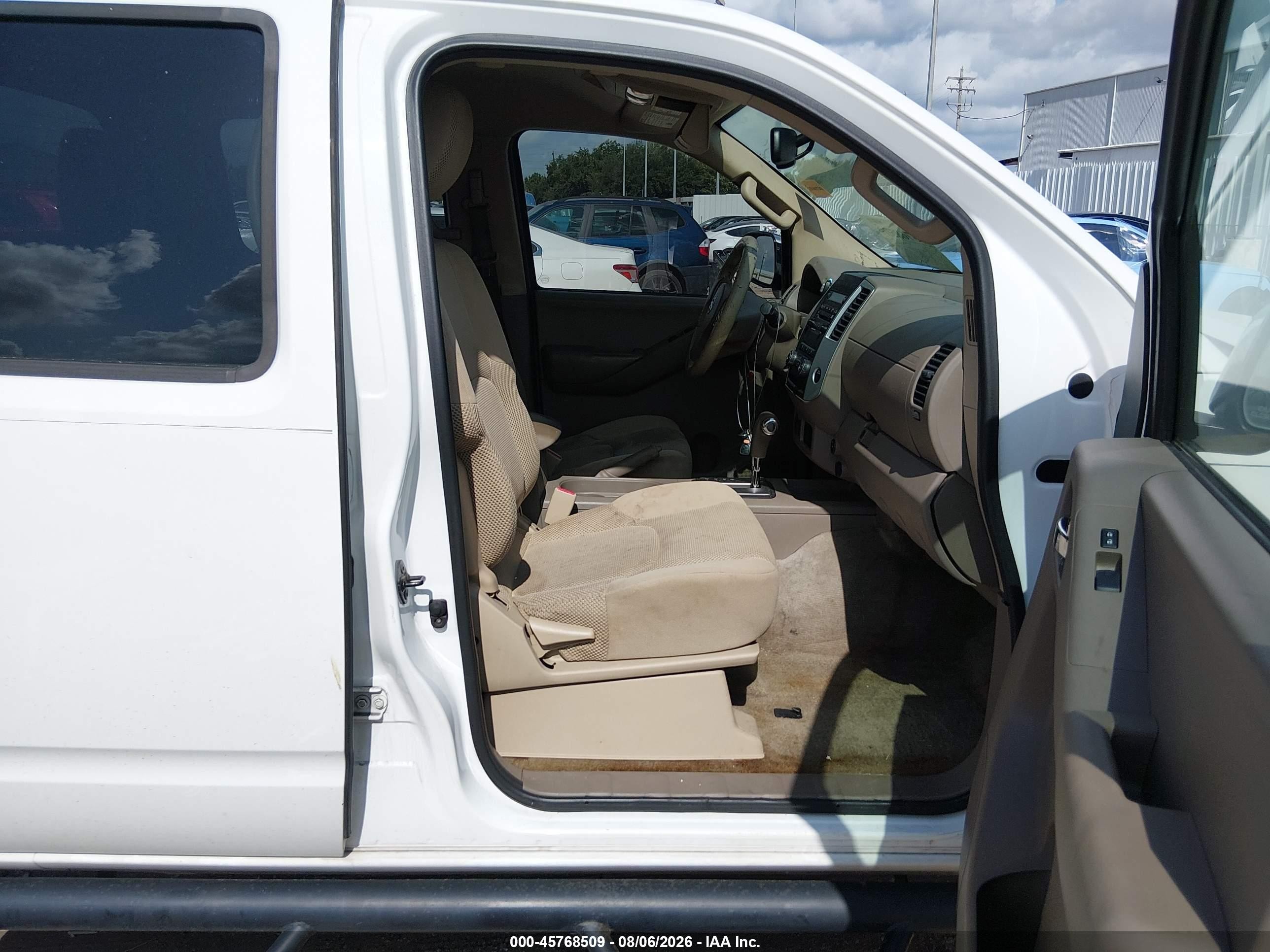 2012 Nissan Frontier Sv Белый vin: 1N6AD0ER1CC482199