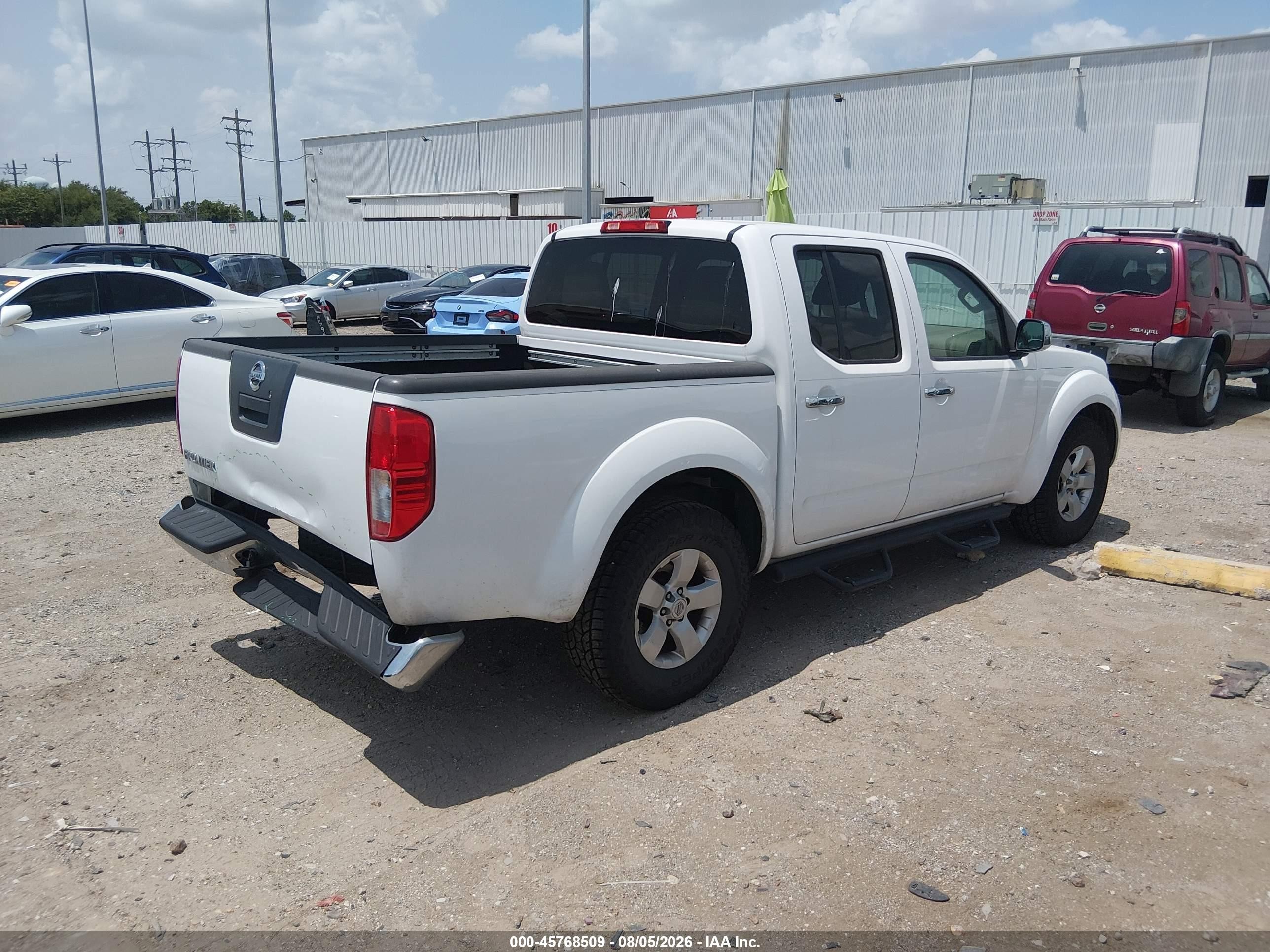 2012 Nissan Frontier Sv Белый vin: 1N6AD0ER1CC482199