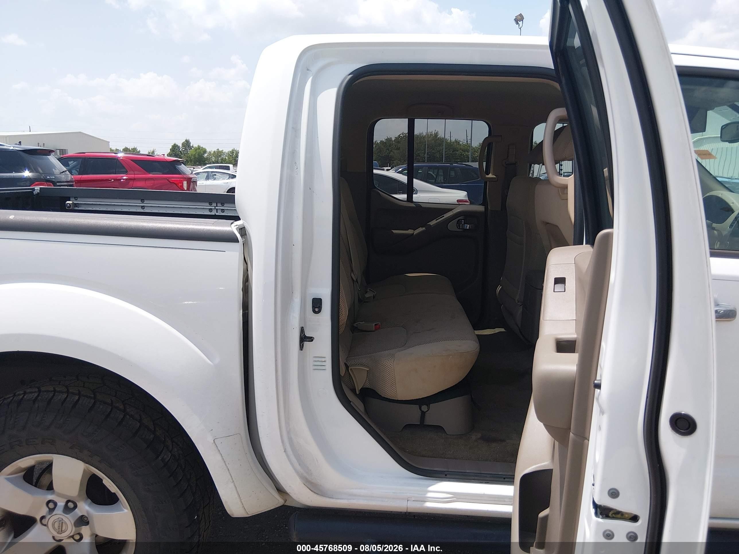 2012 Nissan Frontier Sv Белый vin: 1N6AD0ER1CC482199