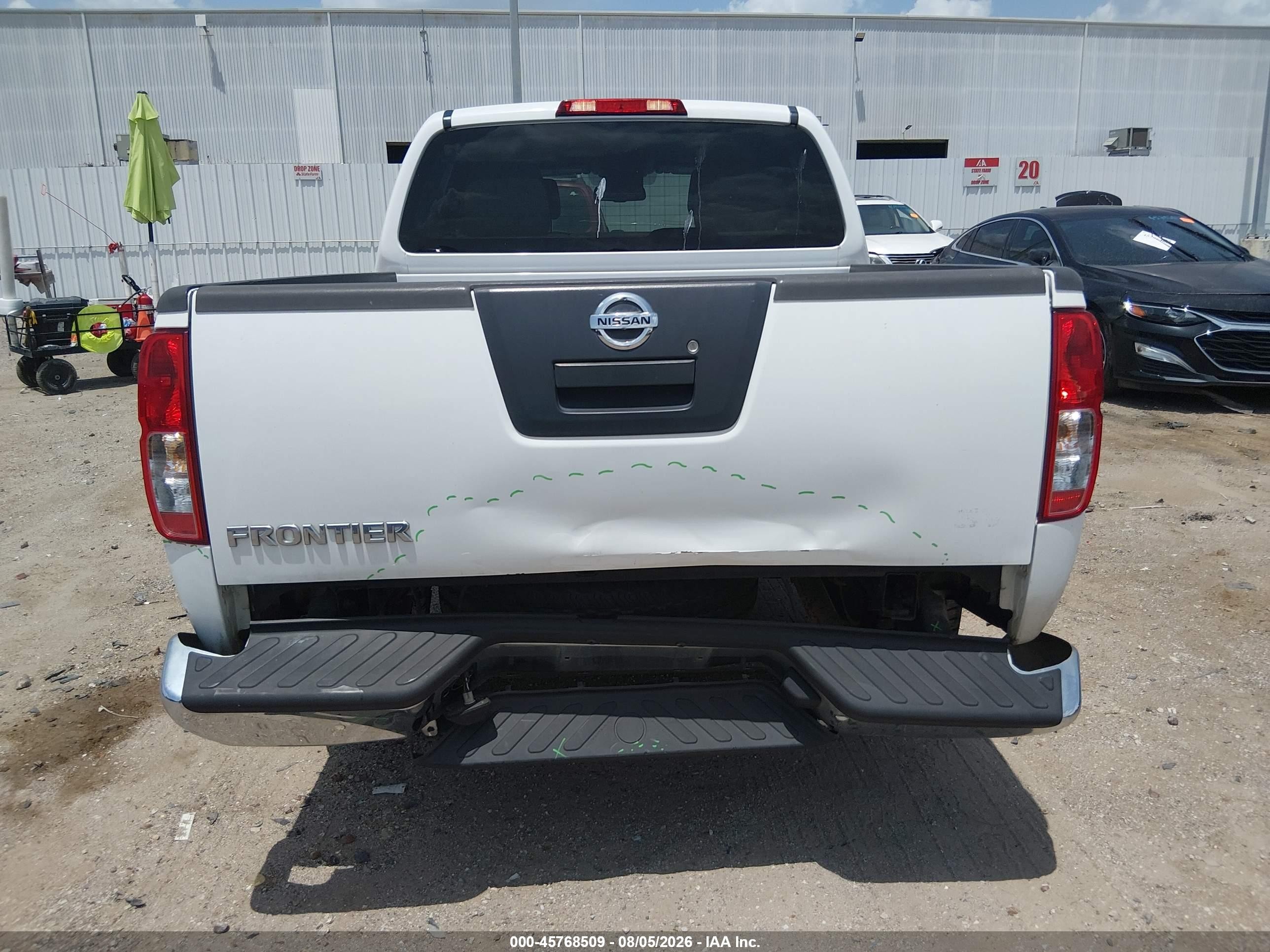 2012 Nissan Frontier Sv Белый vin: 1N6AD0ER1CC482199