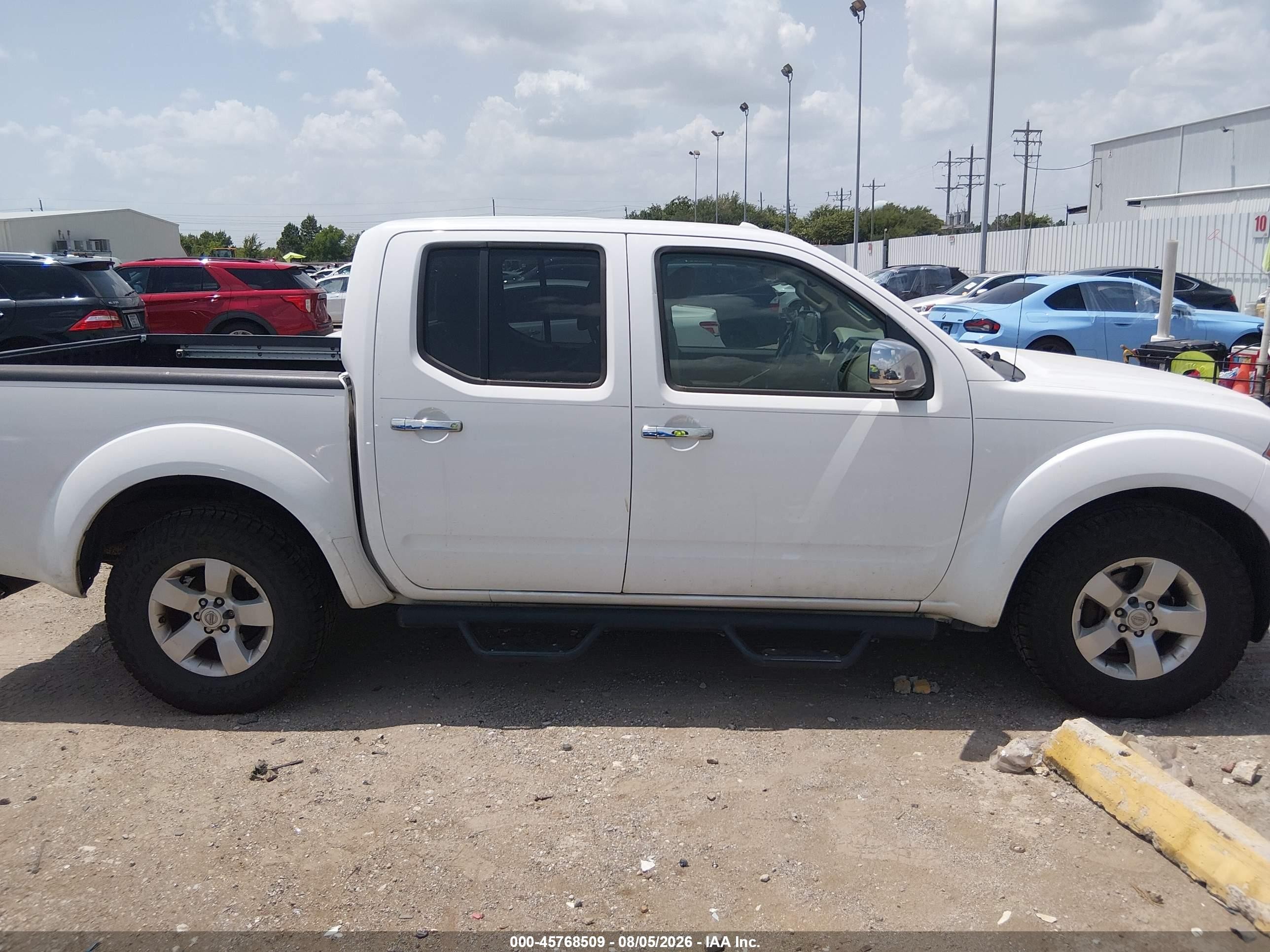 2012 Nissan Frontier Sv Белый vin: 1N6AD0ER1CC482199