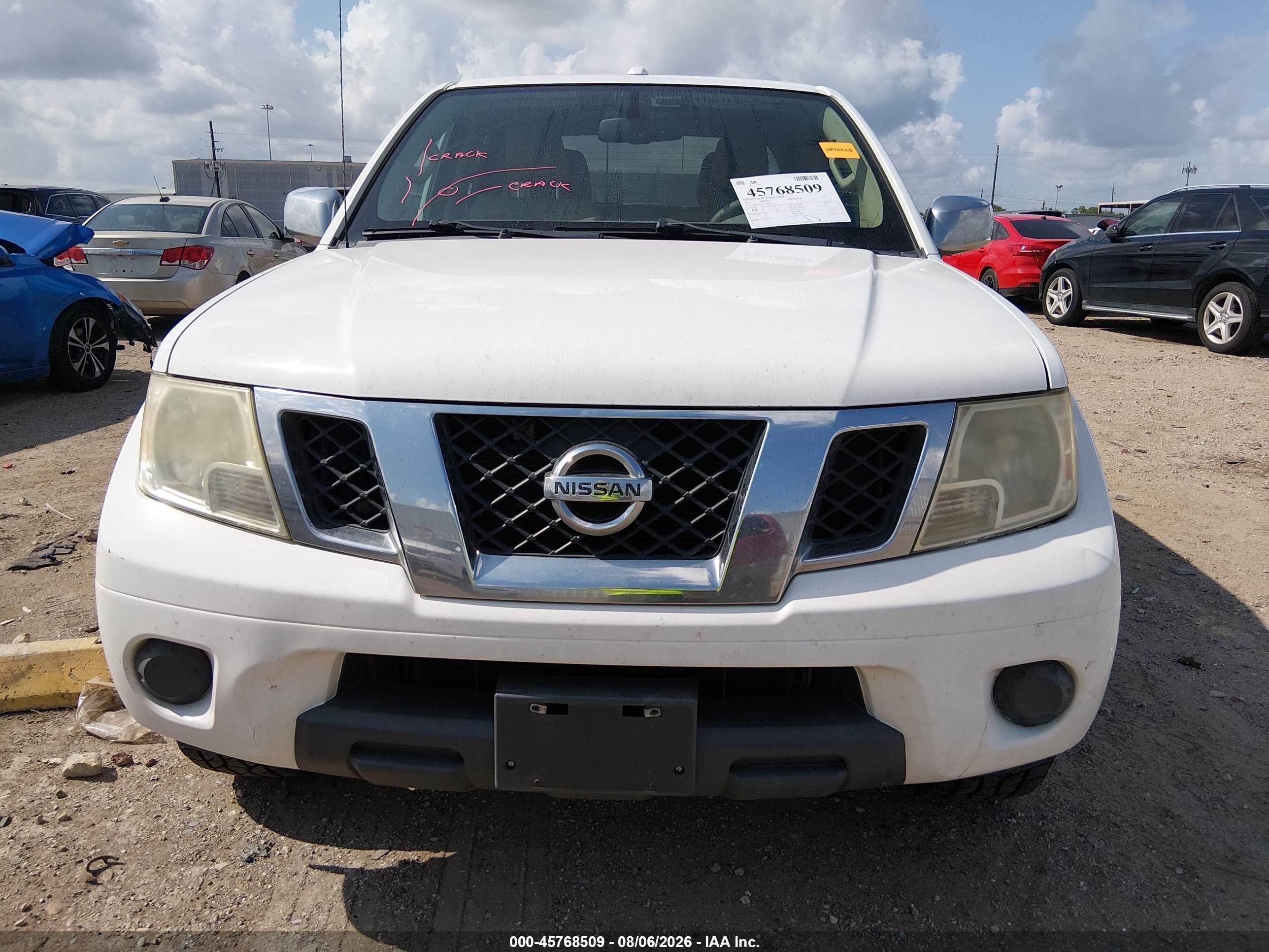2012 Nissan Frontier Sv Белый vin: 1N6AD0ER1CC482199