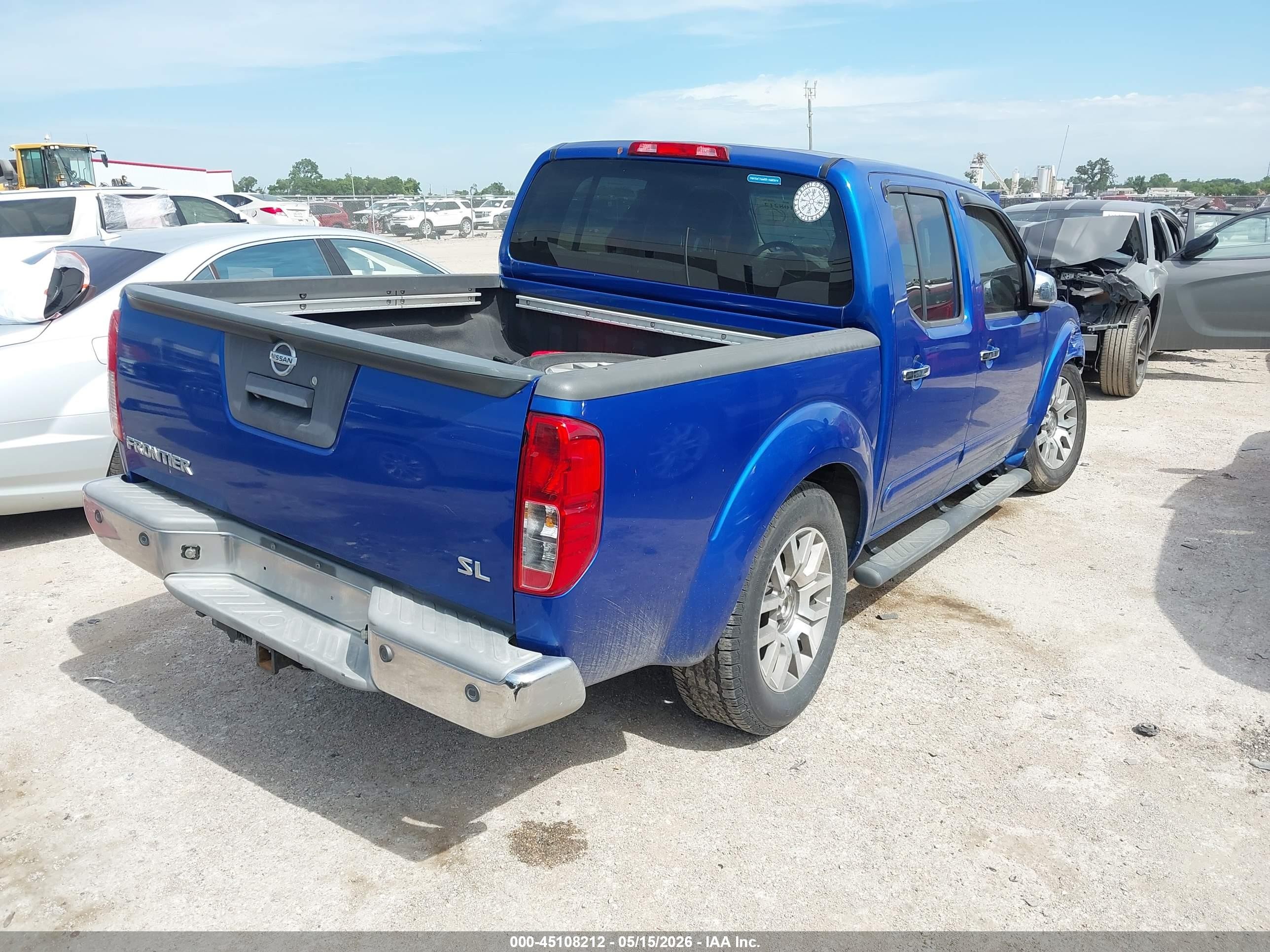 2013 Nissan Frontier Sl Blue vin: 1N6AD0ER1DN739674