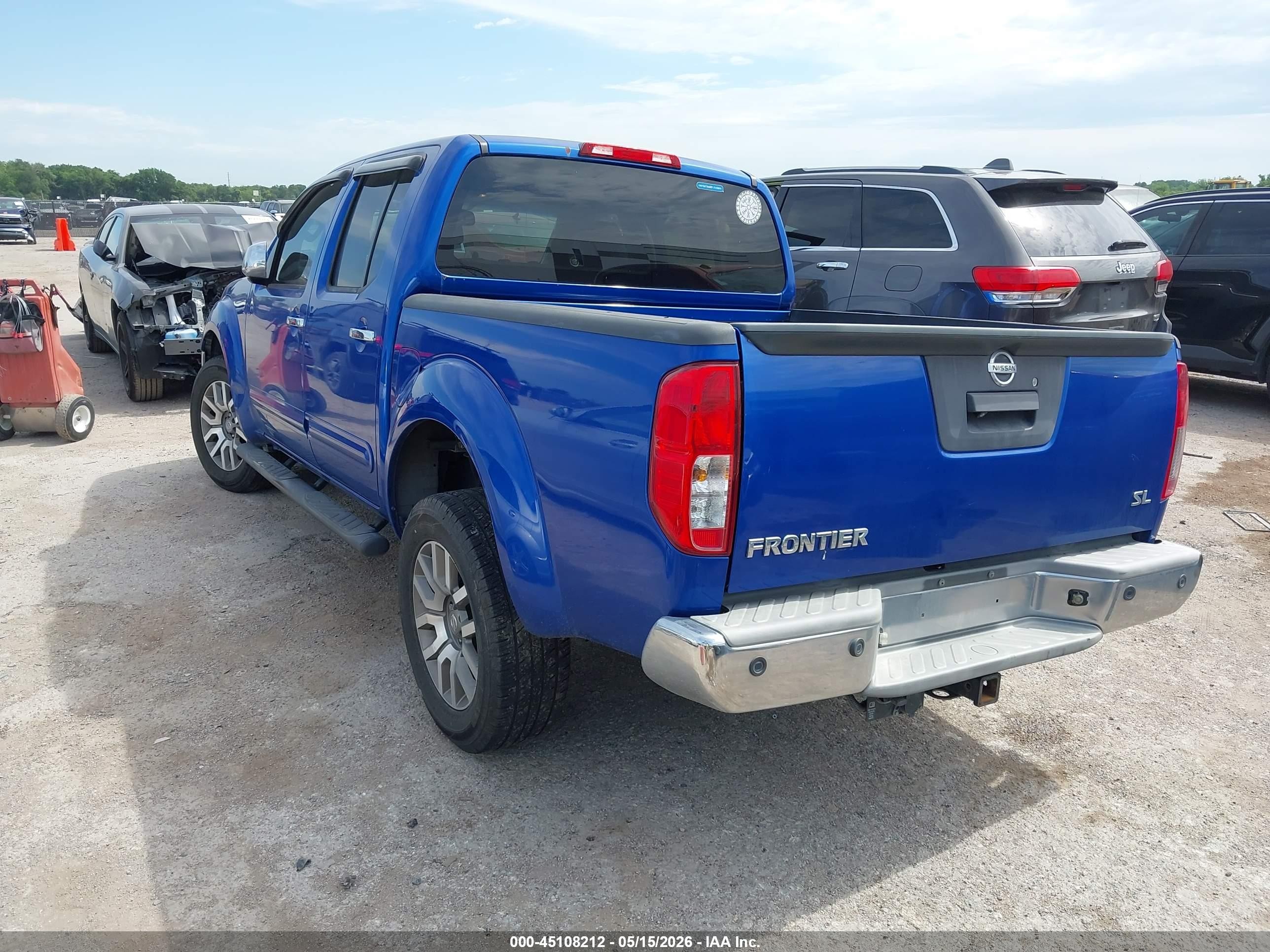 2013 Nissan Frontier Sl Blue vin: 1N6AD0ER1DN739674