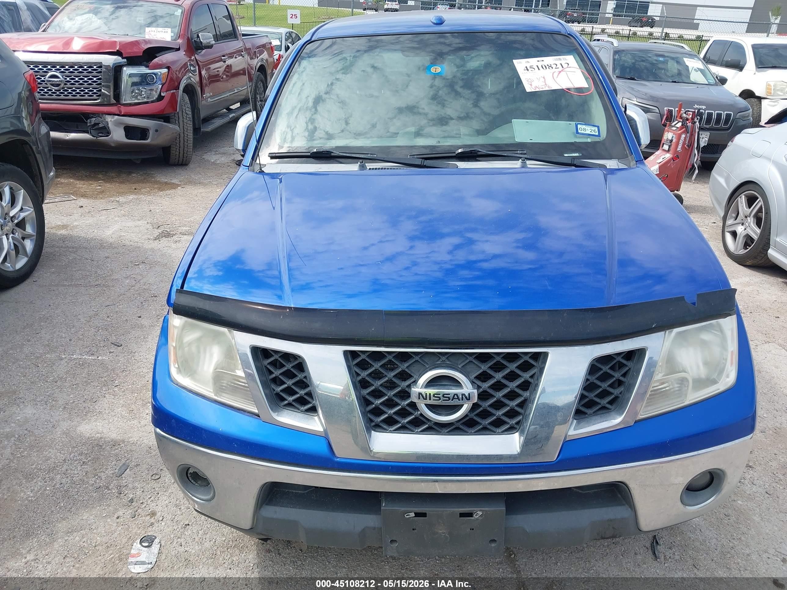 2013 Nissan Frontier Sl Blue vin: 1N6AD0ER1DN739674