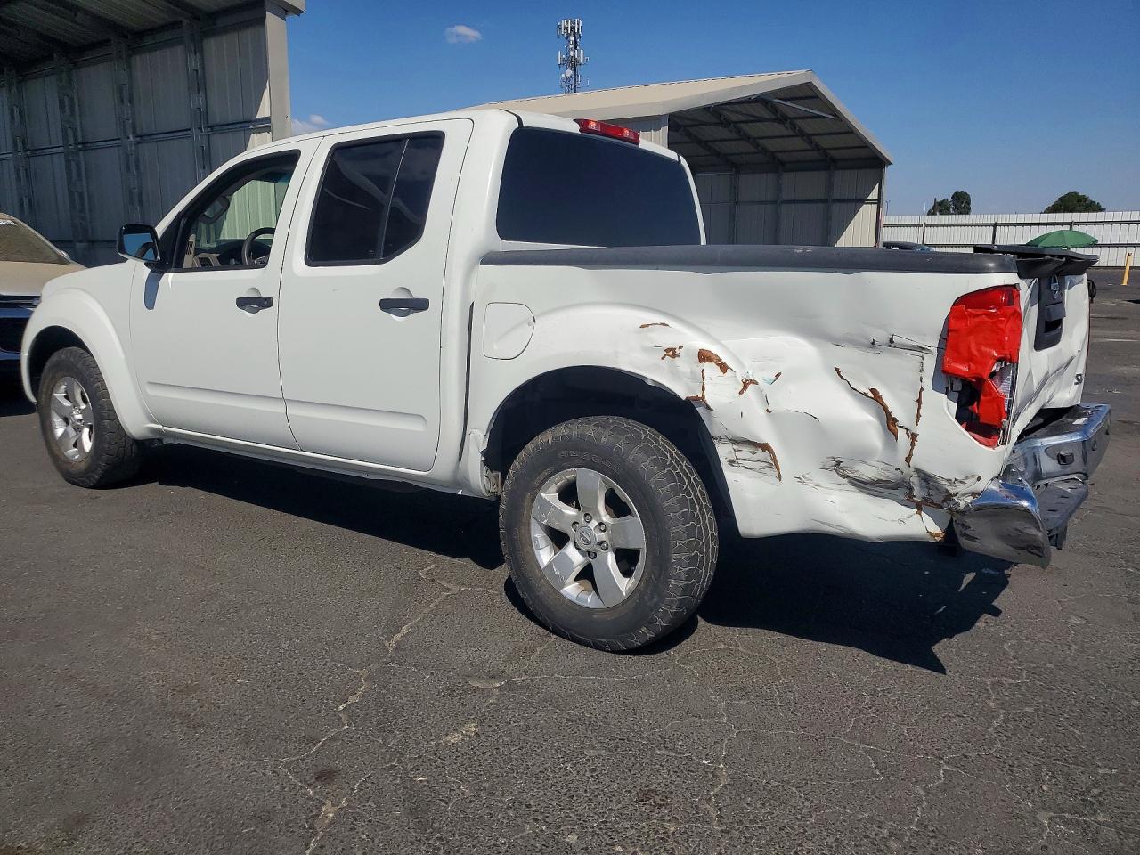 2013 Nissan Frontier S White vin: 1N6AD0ER1DN755616