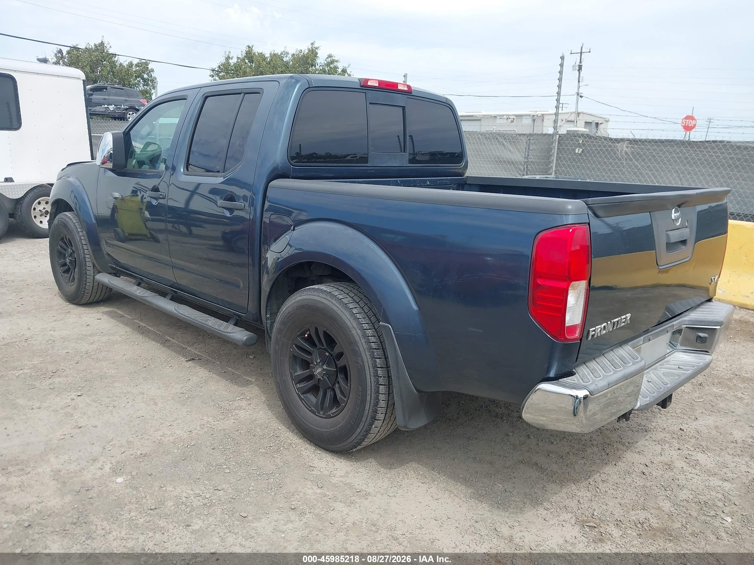 2014 Nissan Frontier Sv Dark Blue vin: 1N6AD0ER1EN744214