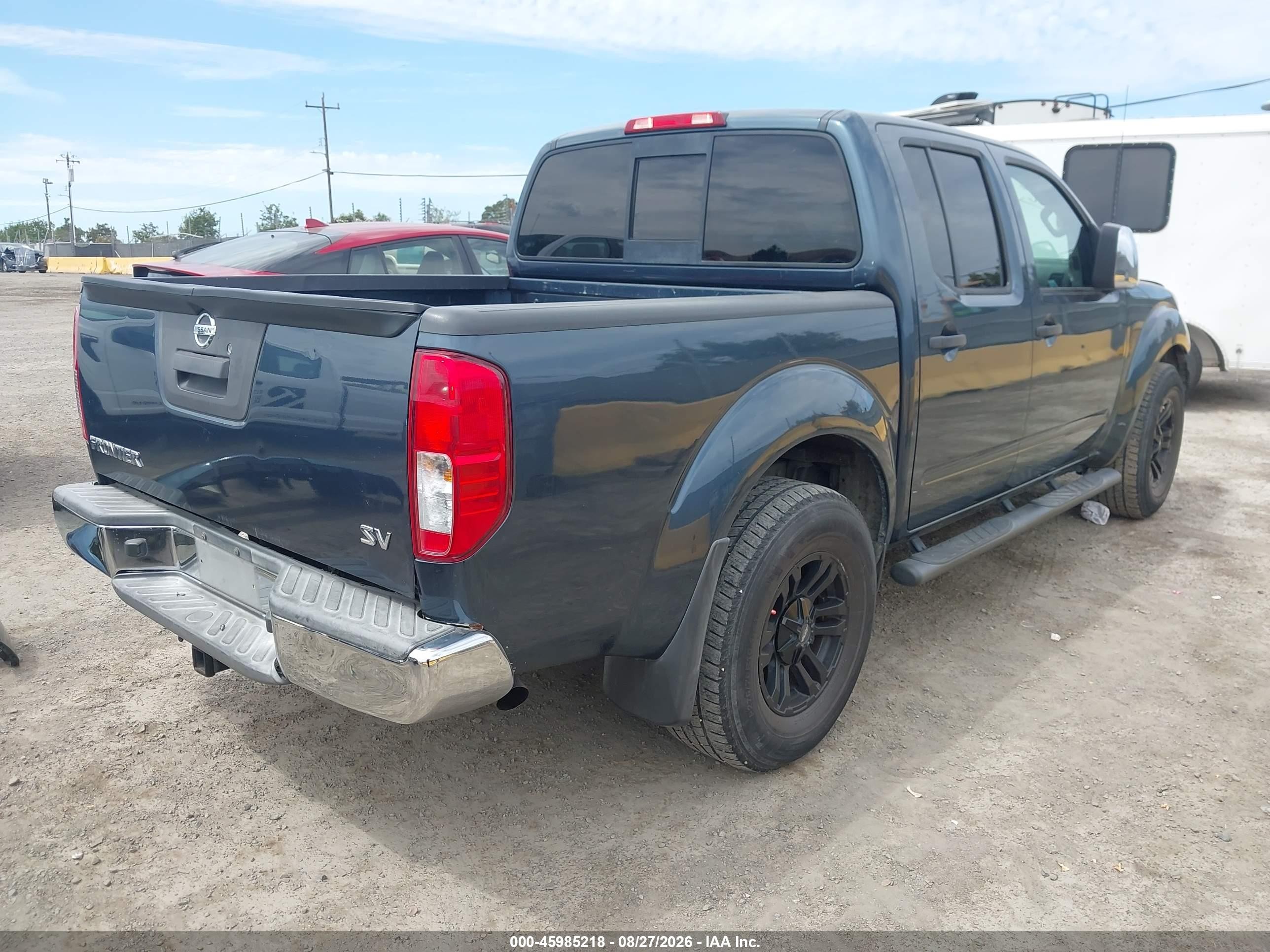 2014 Nissan Frontier Sv Dark Blue vin: 1N6AD0ER1EN744214
