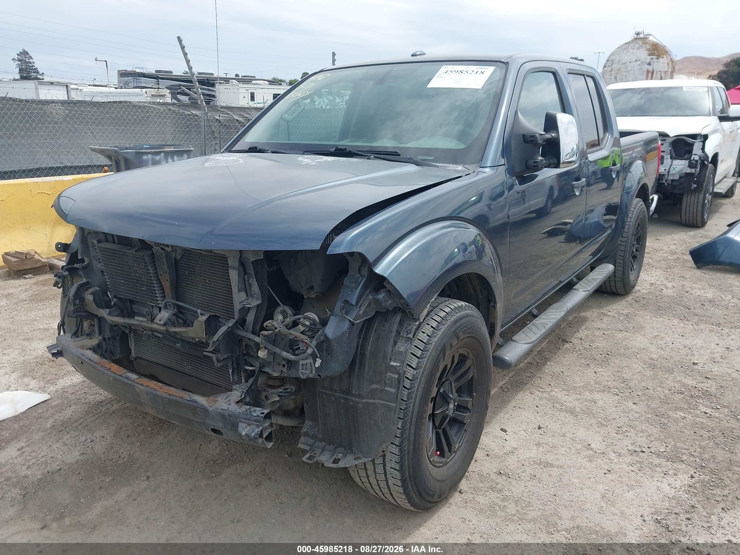 2014 Nissan Frontier Sv Dark Blue vin: 1N6AD0ER1EN744214