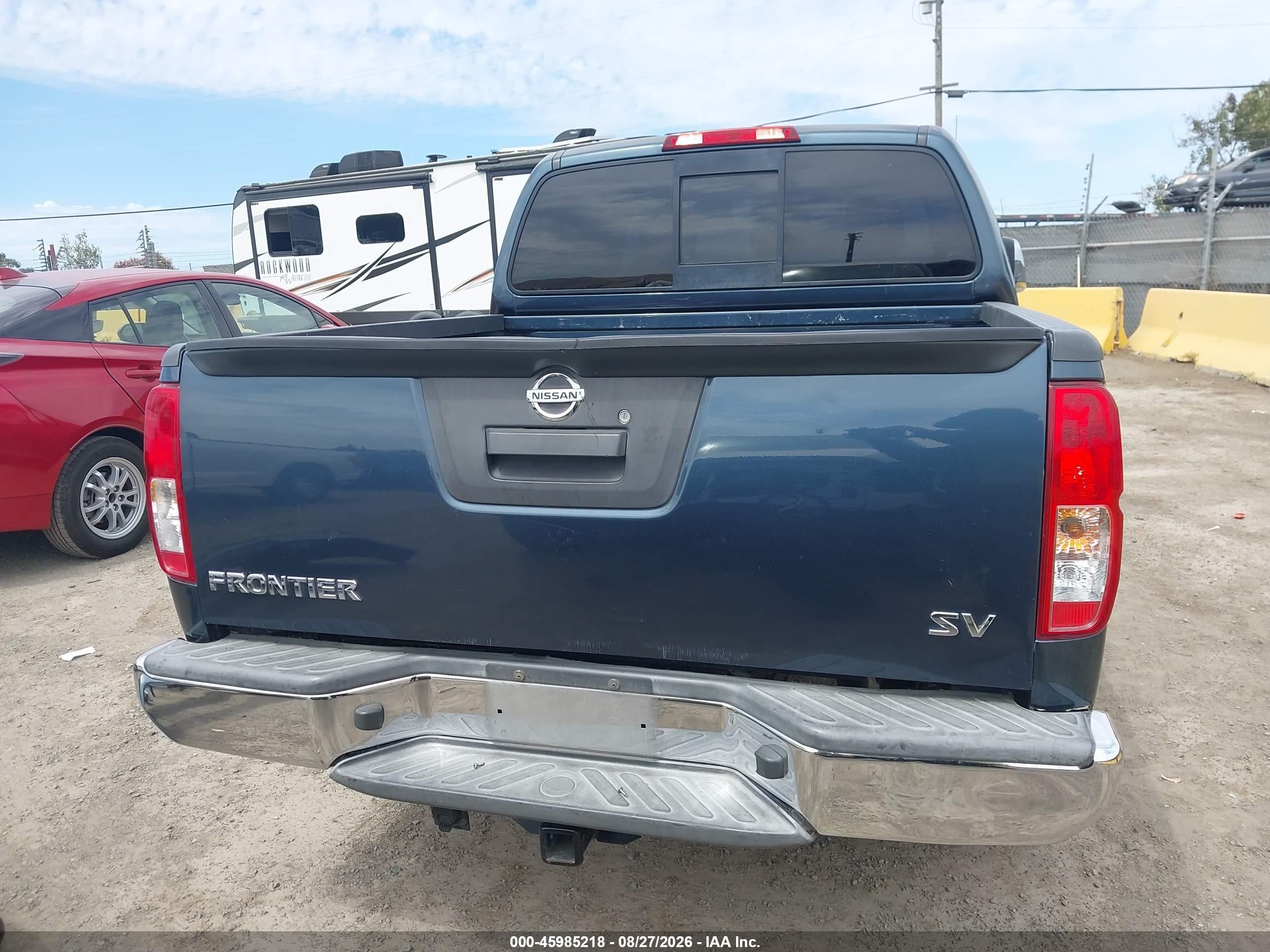 2014 Nissan Frontier Sv Dark Blue vin: 1N6AD0ER1EN744214