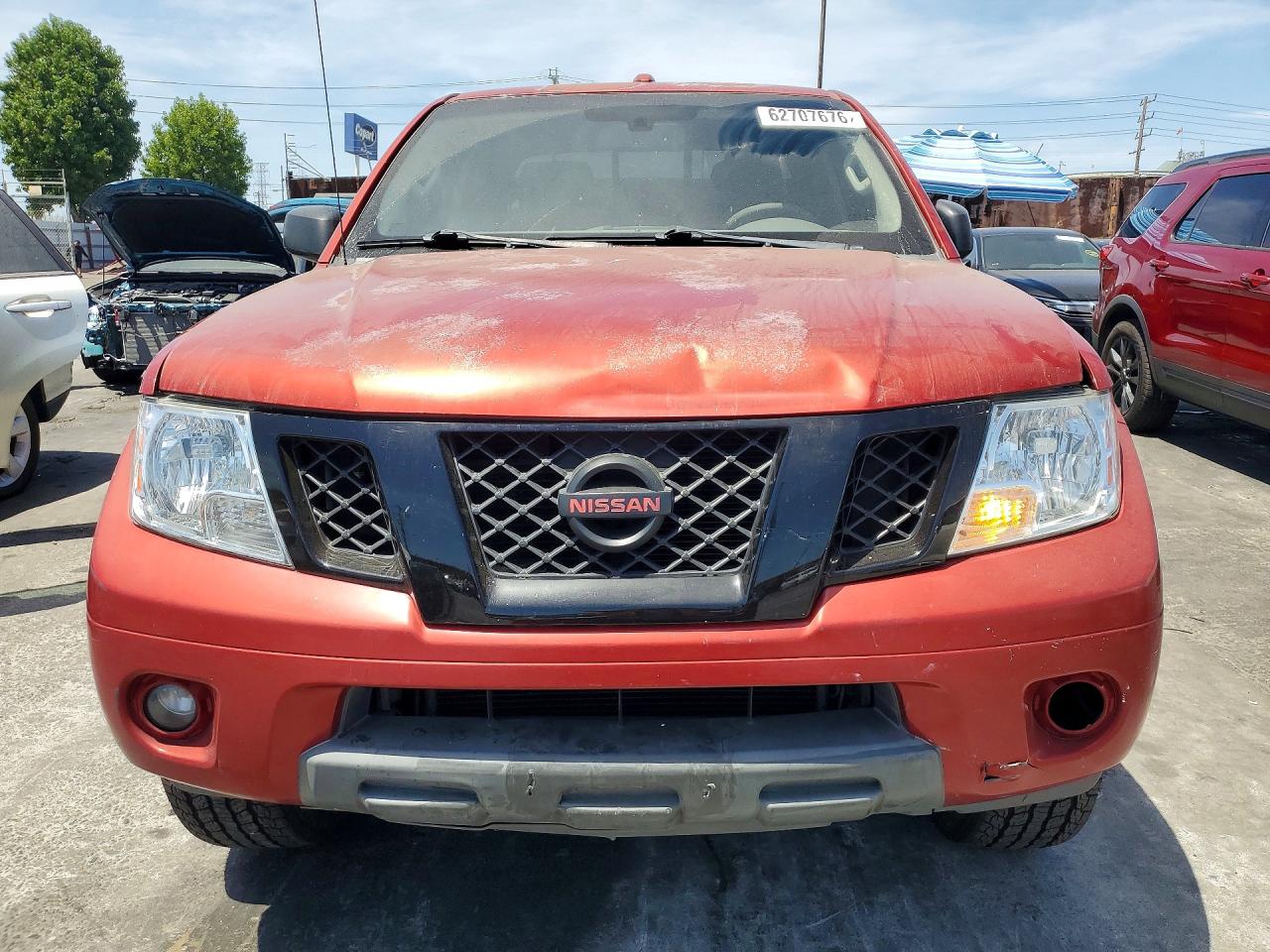 2014 Nissan Frontier S Red vin: 1N6AD0ER1EN747310
