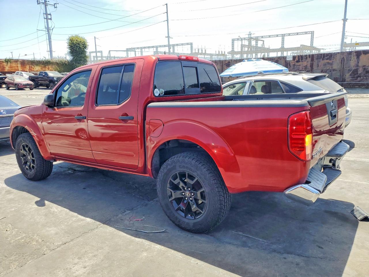 2014 Nissan Frontier S Red vin: 1N6AD0ER1EN747310