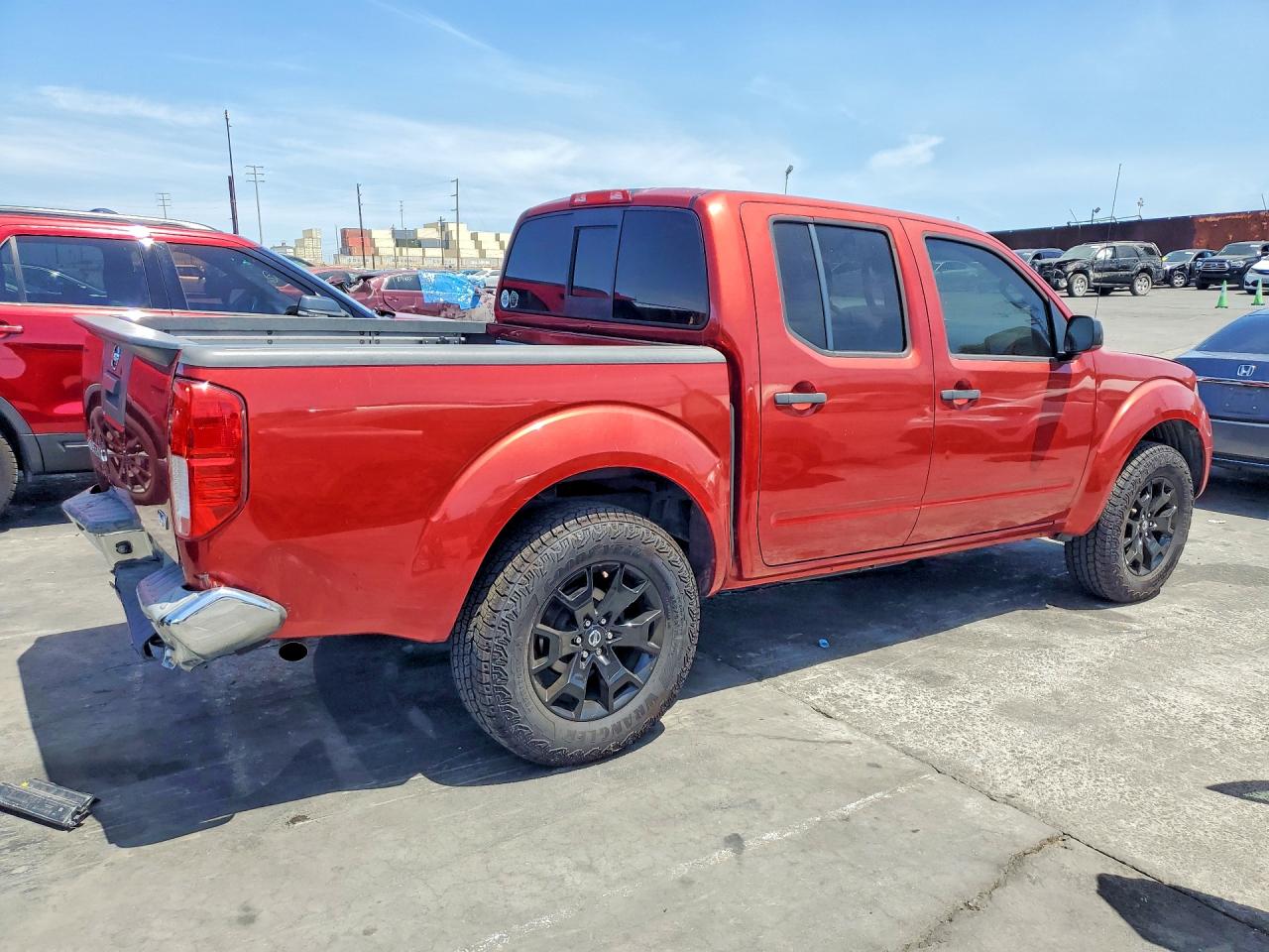 2014 Nissan Frontier S Red vin: 1N6AD0ER1EN747310