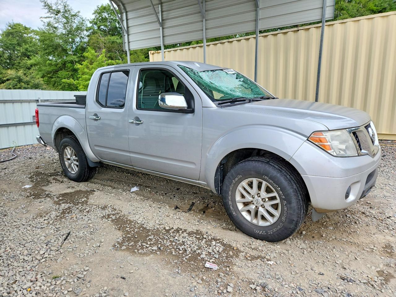 2015 Nissan Frontier Sv Серый vin: 1N6AD0ER1FN745140