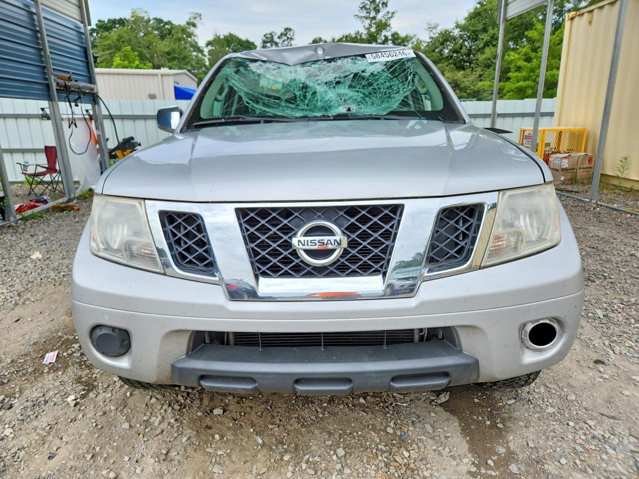 2015 Nissan Frontier Sv Серый vin: 1N6AD0ER1FN745140