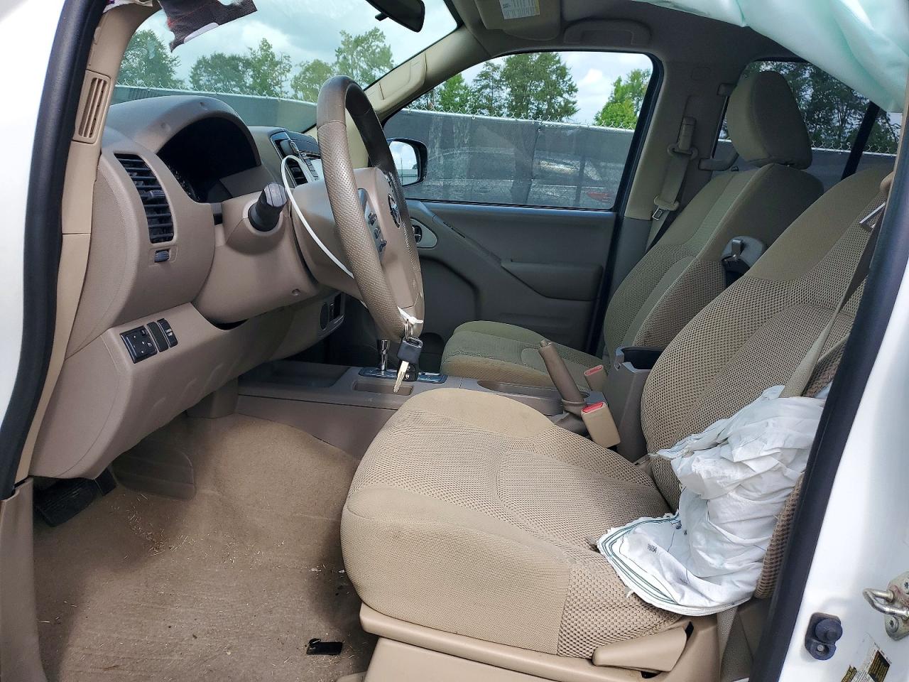 2018 Nissan Frontier Sv White vin: 1N6AD0ER1JN767759