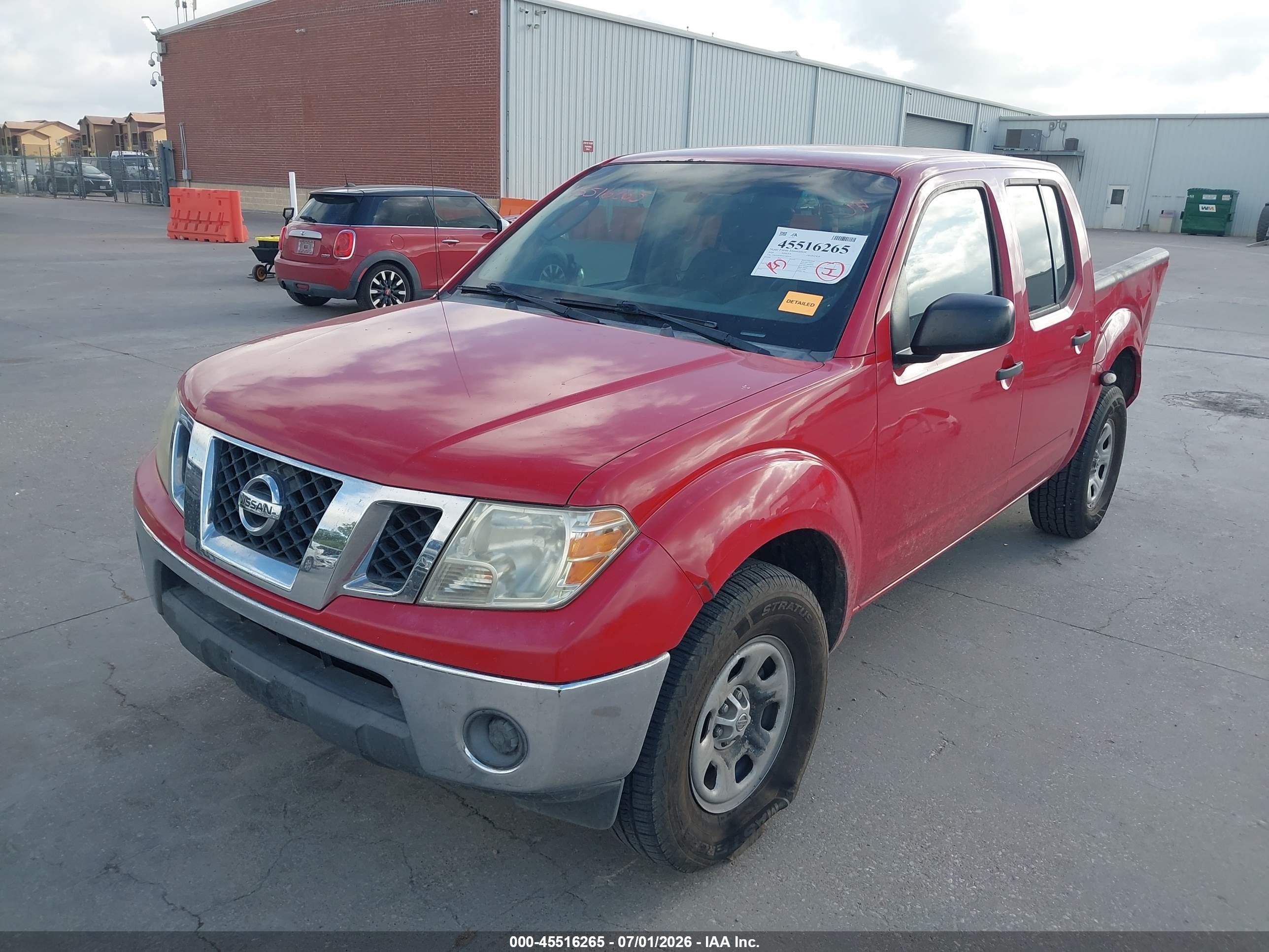 2010 Nissan Frontier Se Red vin: 1N6AD0ER2AC402616