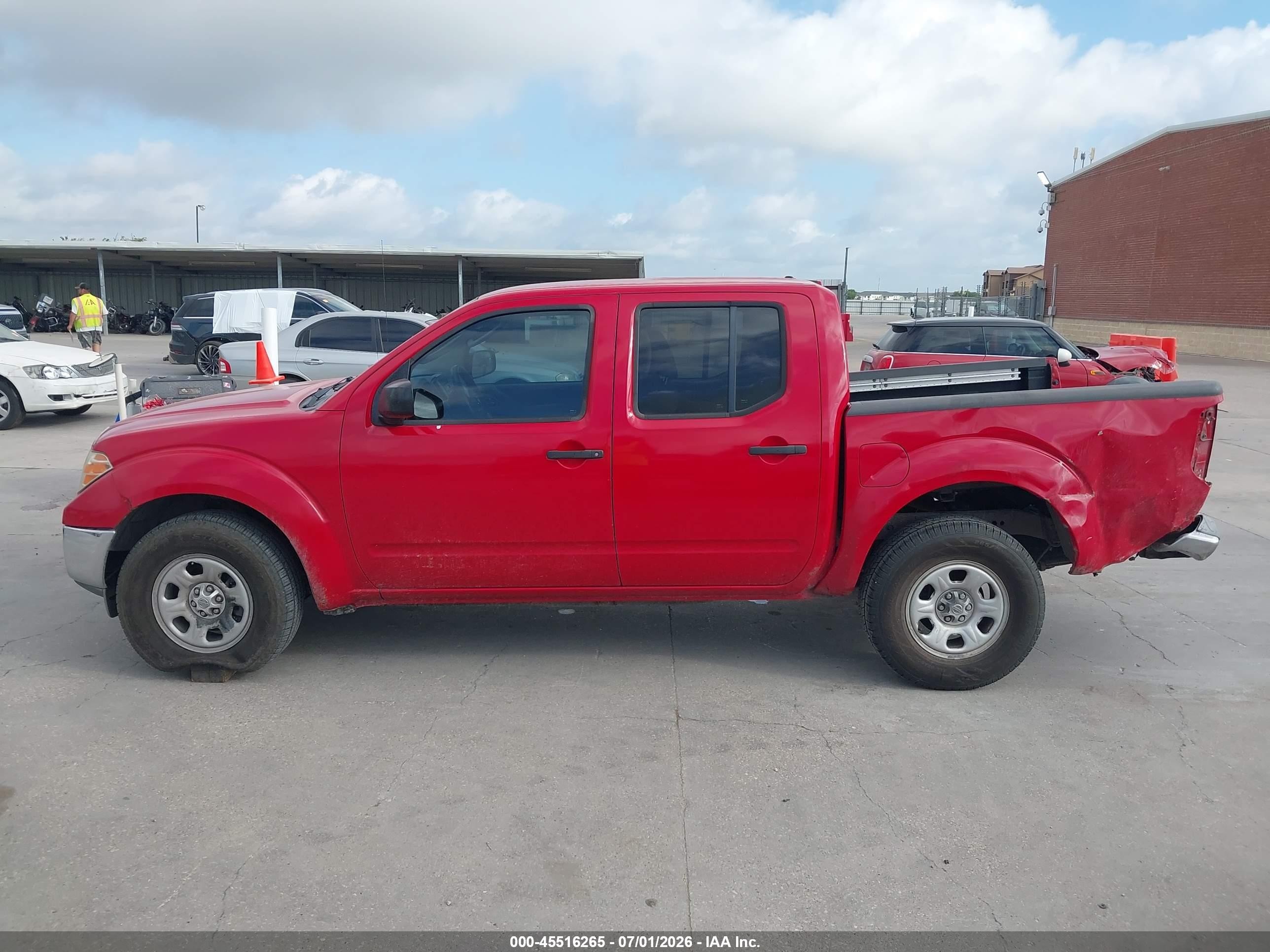 2010 Nissan Frontier Se Red vin: 1N6AD0ER2AC402616