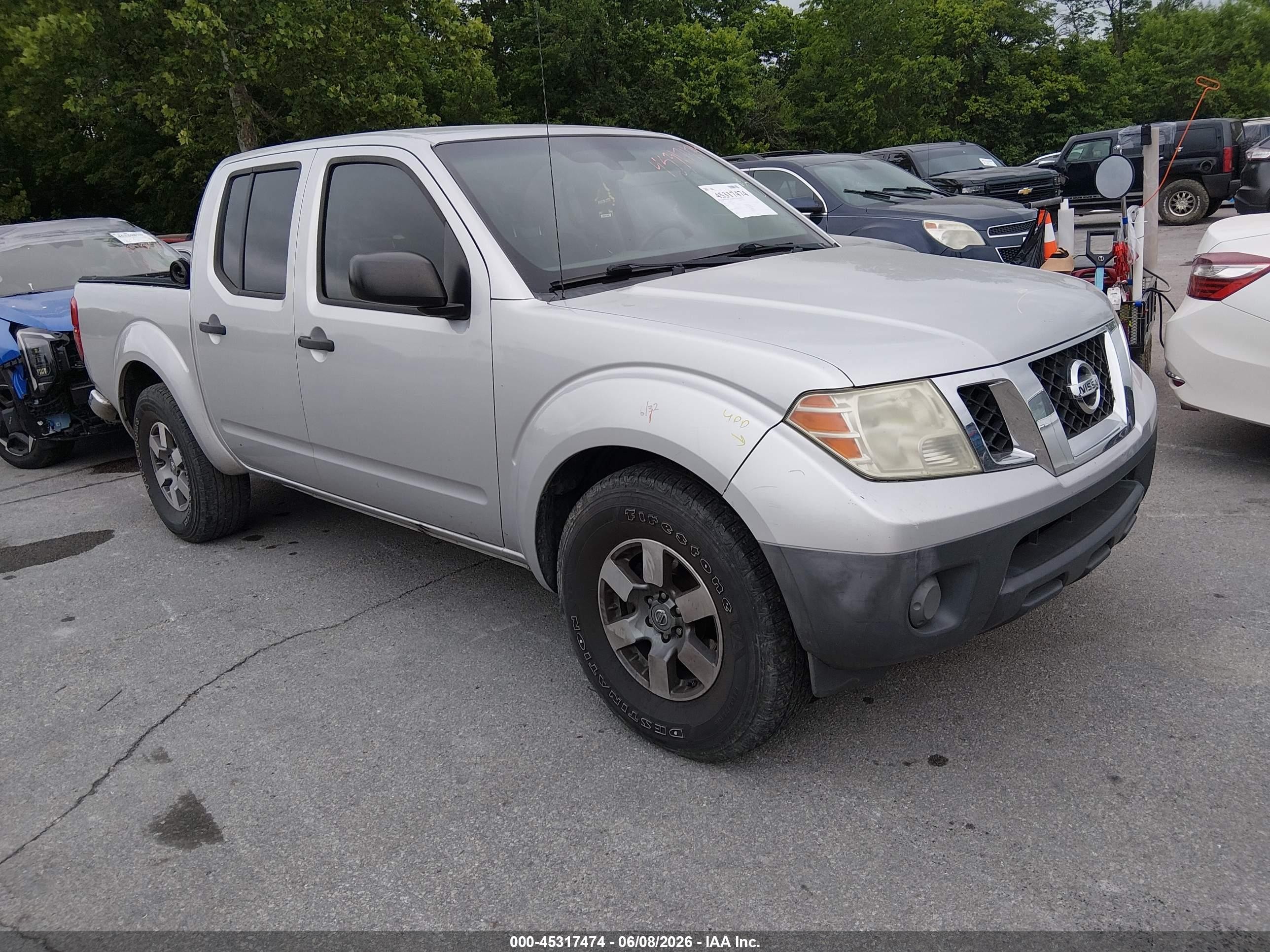 2011 Nissan Frontier S Silver vin: 1N6AD0ER2BC401595