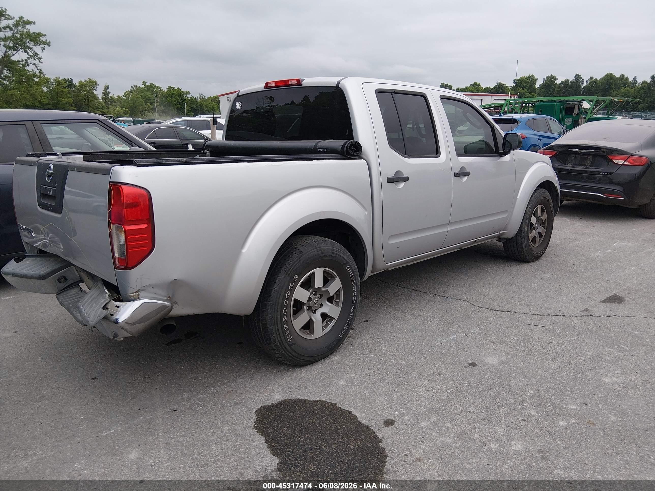 2011 Nissan Frontier S Silver vin: 1N6AD0ER2BC401595