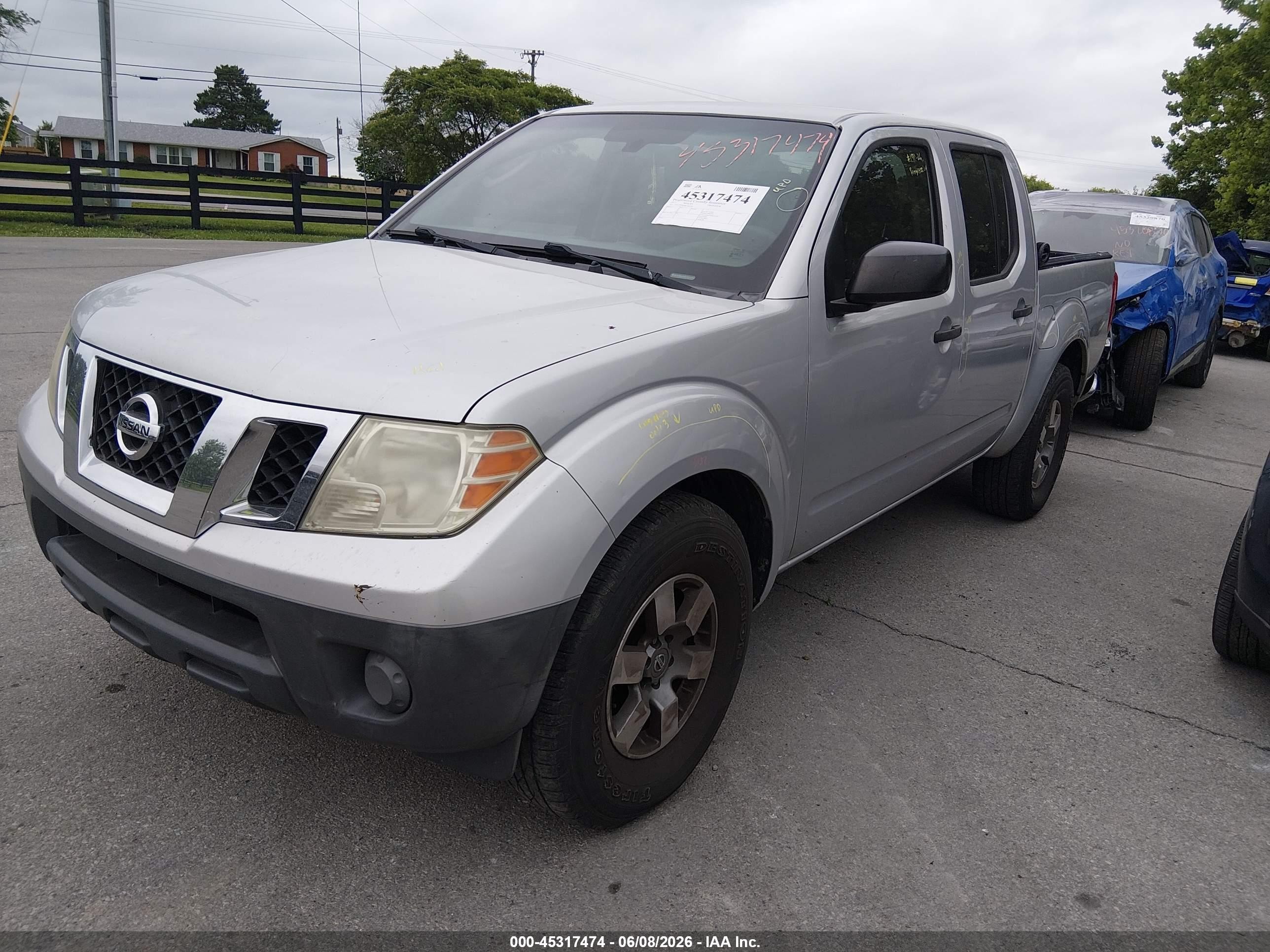 2011 Nissan Frontier S Silver vin: 1N6AD0ER2BC401595
