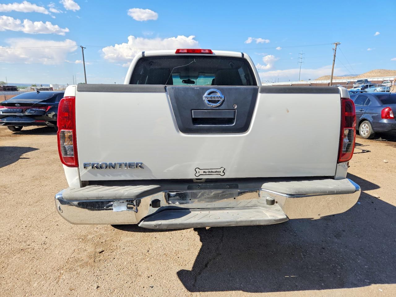 2011 Nissan Frontier S Белый vin: 1N6AD0ER2BC403282