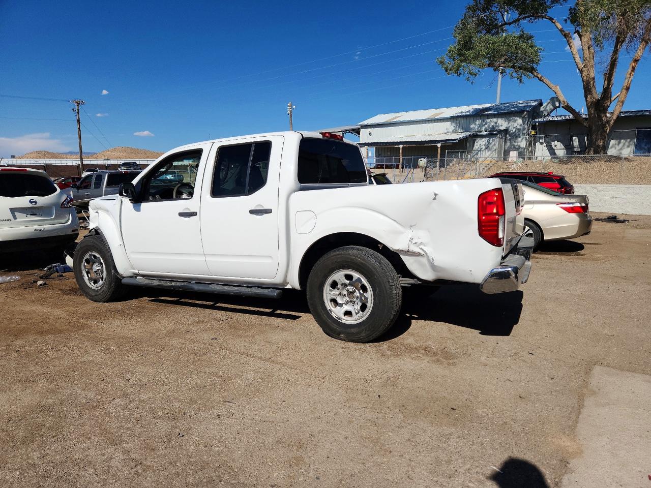 2011 Nissan Frontier S Белый vin: 1N6AD0ER2BC403282
