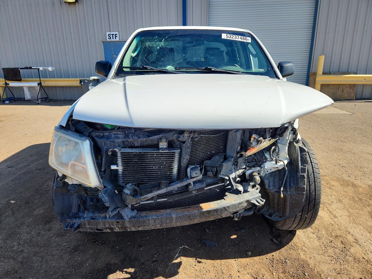 2011 Nissan Frontier S Белый vin: 1N6AD0ER2BC403282