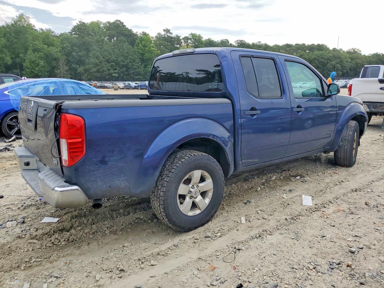 2011 Nissan Frontier S Blue vin: 1N6AD0ER2BC423595