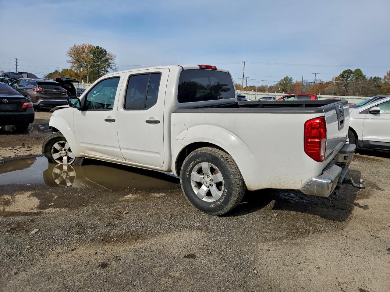 2011 Nissan Frontier S Белый vin: 1N6AD0ER2BC443782