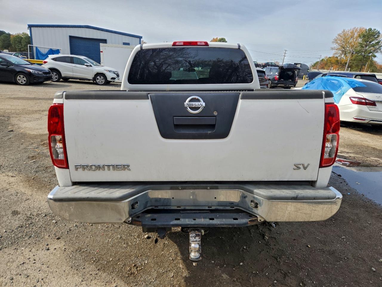 2011 Nissan Frontier S Белый vin: 1N6AD0ER2BC443782