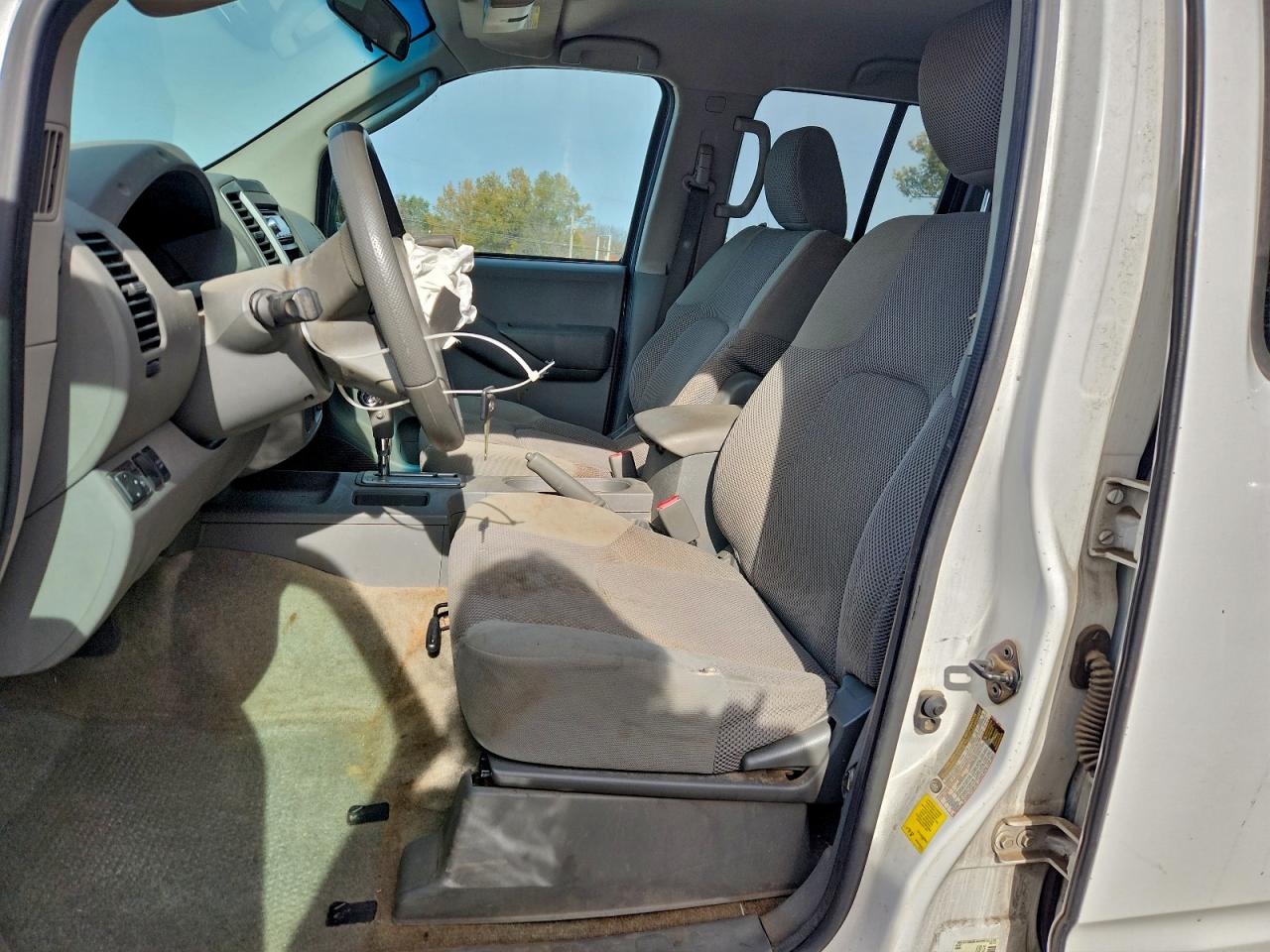 2011 Nissan Frontier S Белый vin: 1N6AD0ER2BC443782